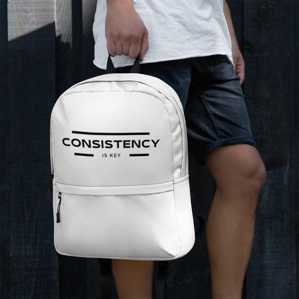 CONSISTENCY IS KEY - BACKPACK - Motivational Running Club