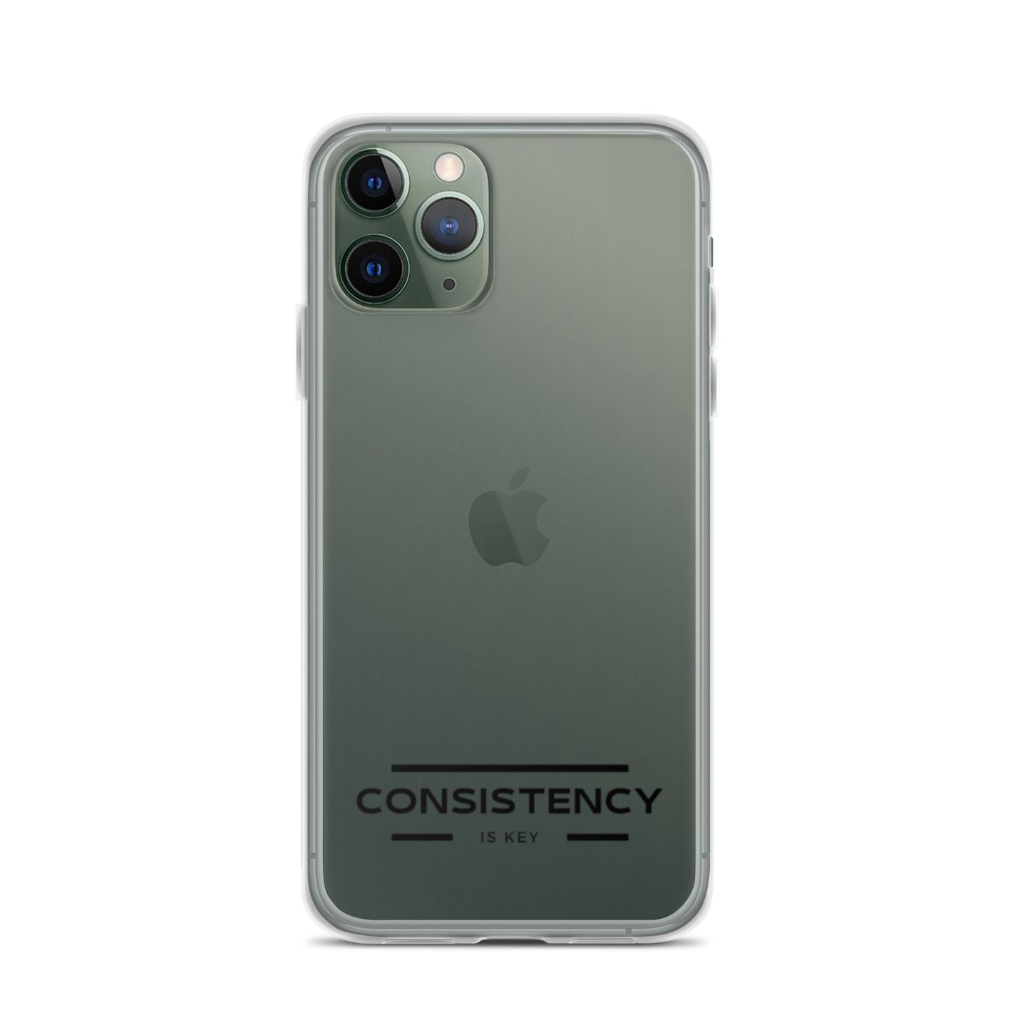 CONSISTENCY IS KEY (I-PHONE CASE, CLEAR) - Motivational Running Club