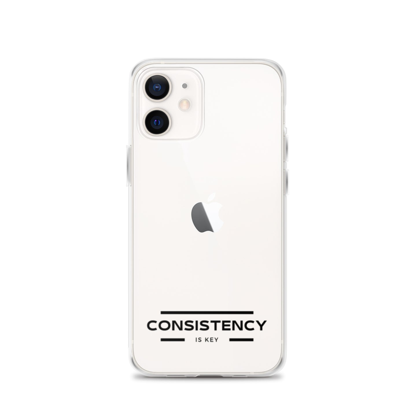 CONSISTENCY IS KEY (I-PHONE CASE, CLEAR) - Motivational Running Club