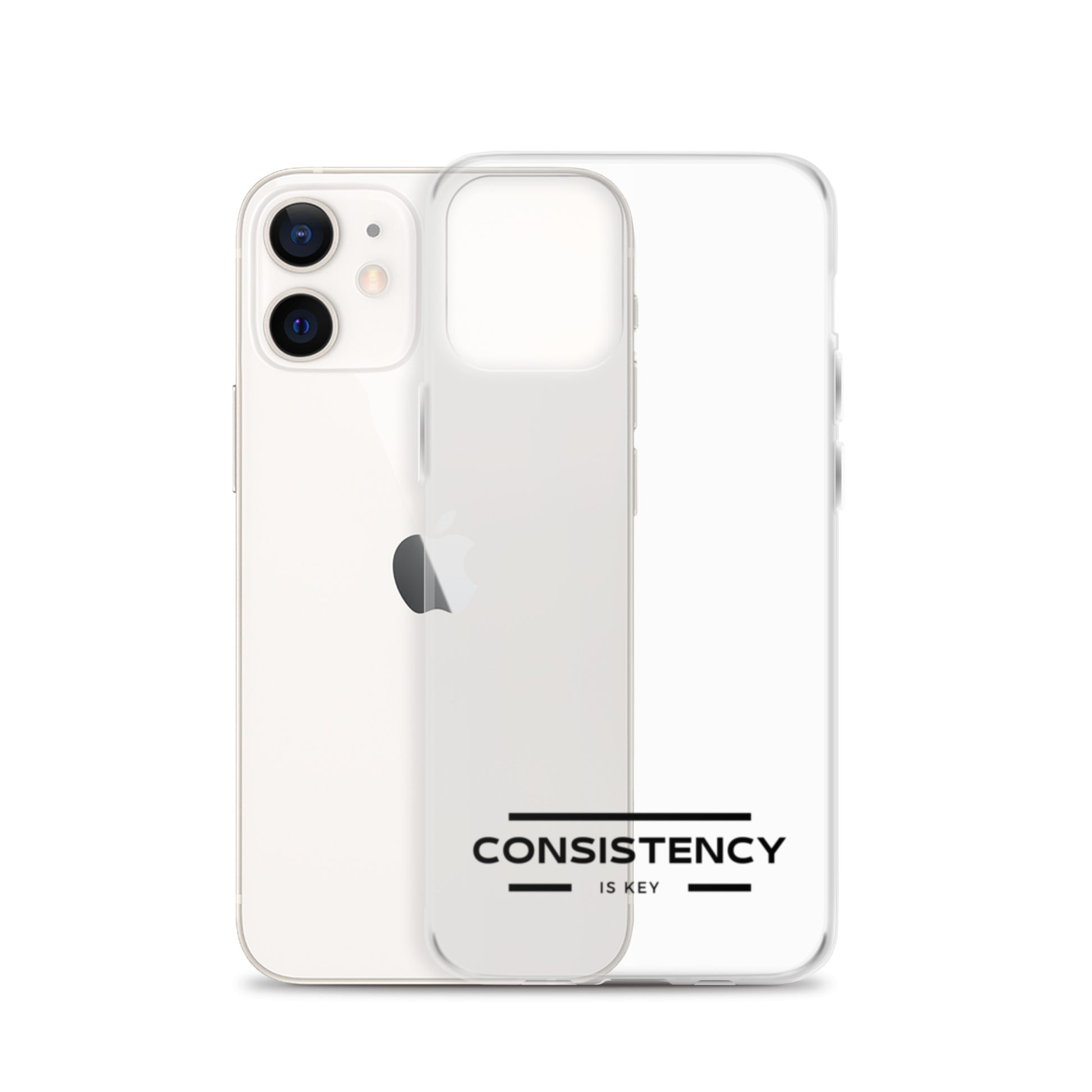 CONSISTENCY IS KEY (I-PHONE CASE, CLEAR) - Motivational Running Club