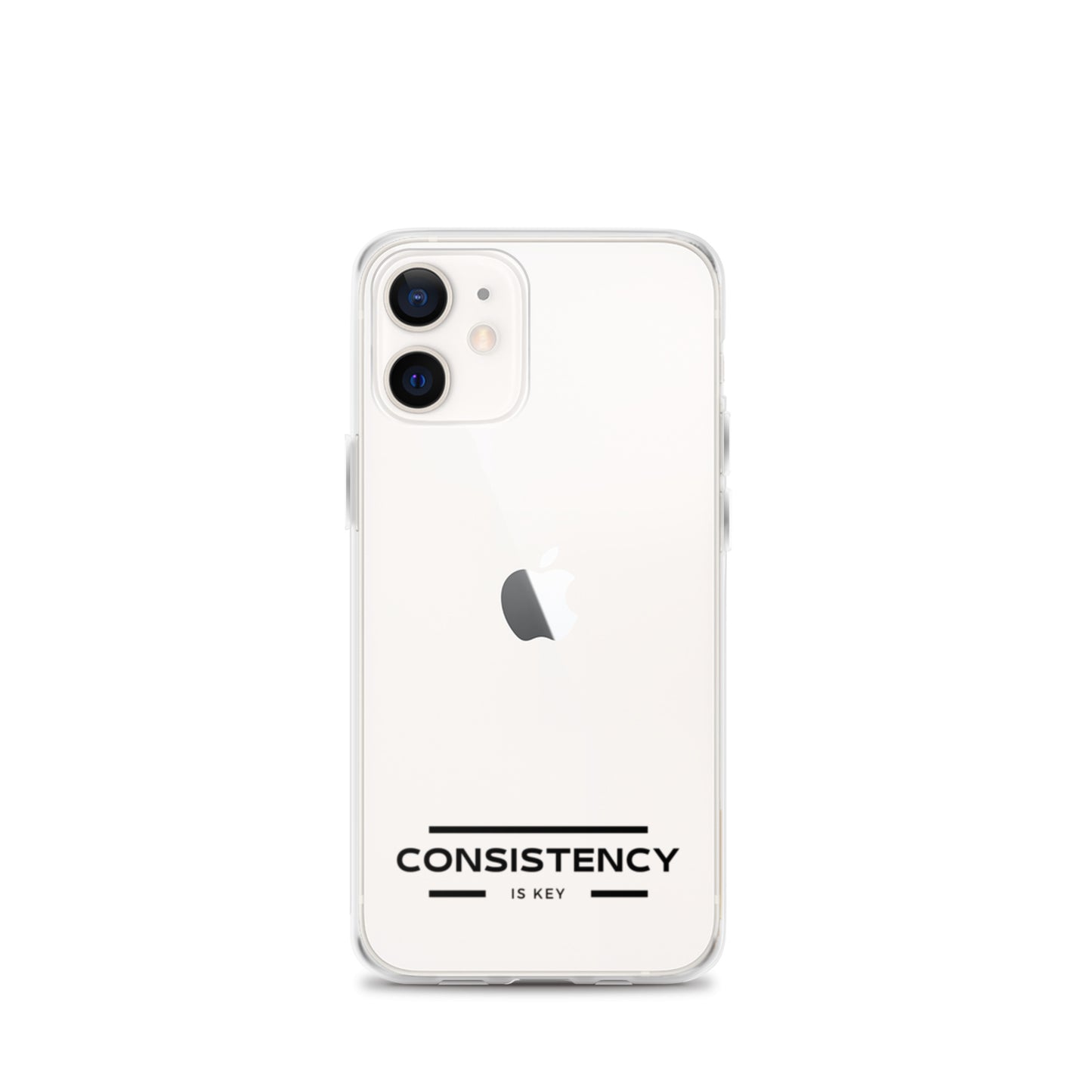 CONSISTENCY IS KEY (I-PHONE CASE, CLEAR) - Motivational Running Club