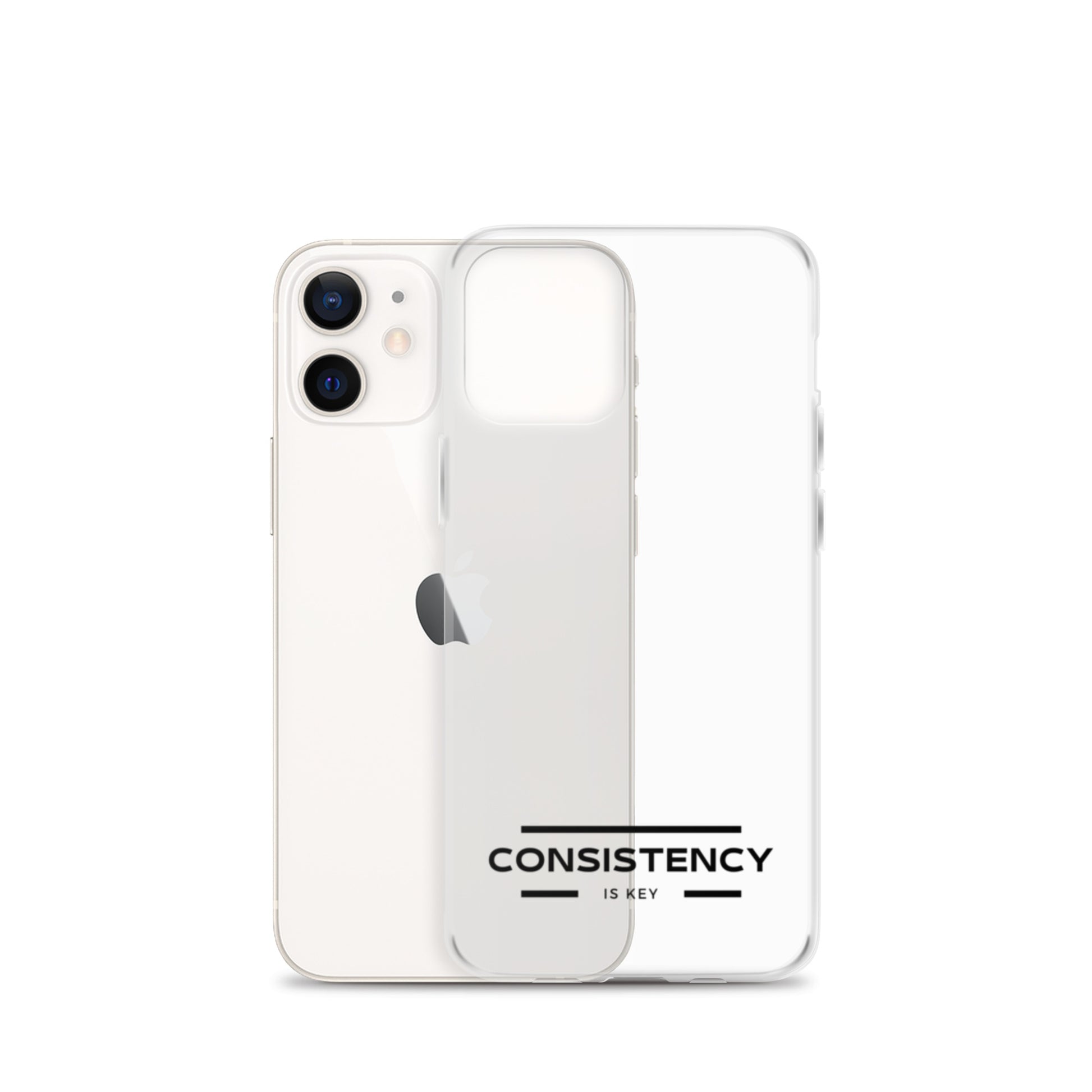 CONSISTENCY IS KEY (I-PHONE CASE, CLEAR) - Motivational Running Club