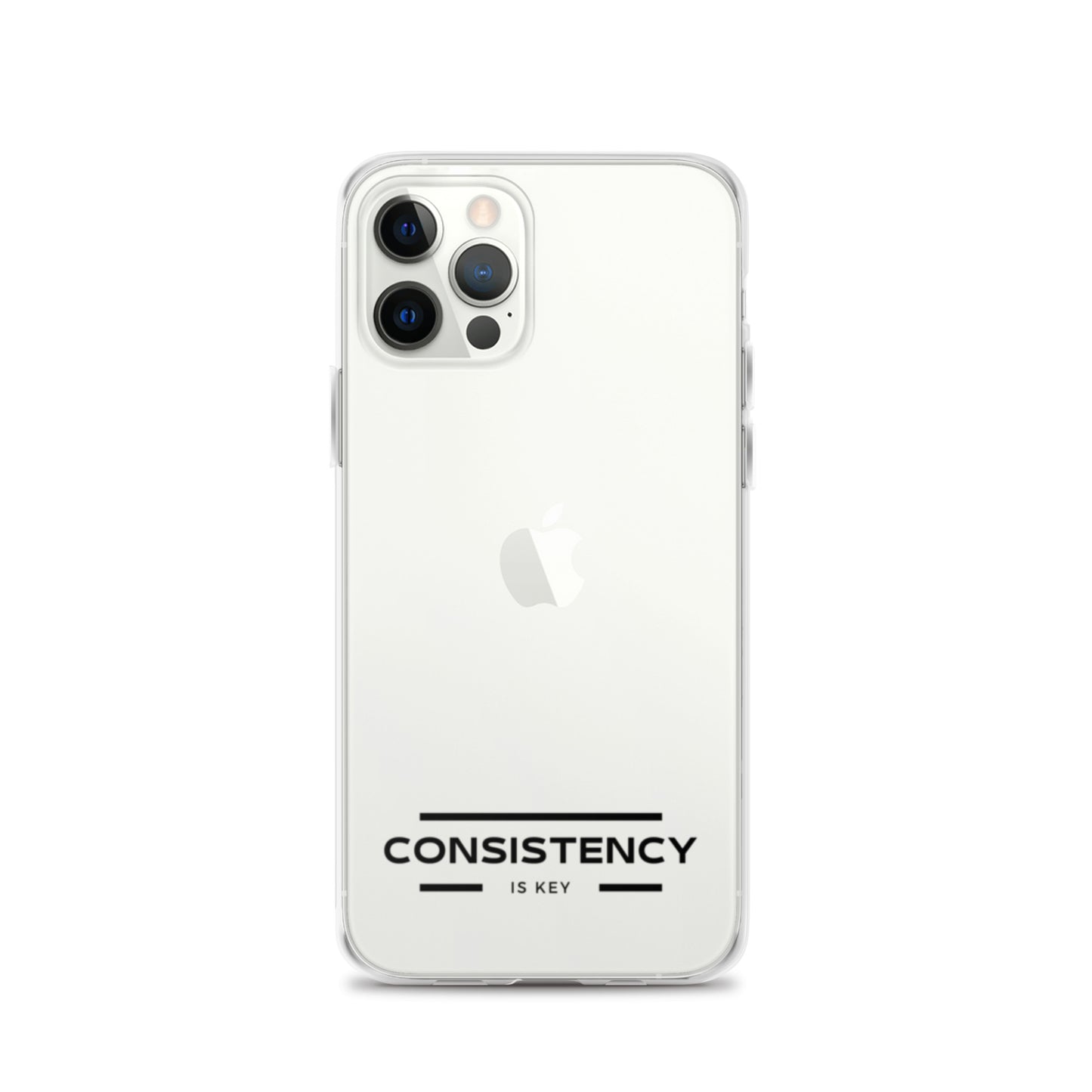 CONSISTENCY IS KEY (I-PHONE CASE, CLEAR) - Motivational Running Club