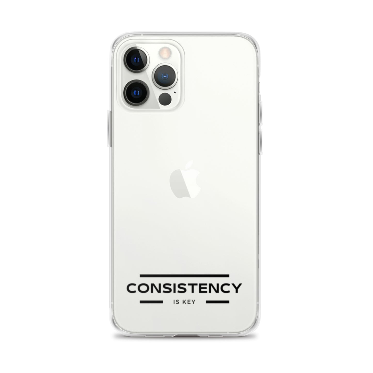 CONSISTENCY IS KEY (I-PHONE CASE, CLEAR) - Motivational Running Club