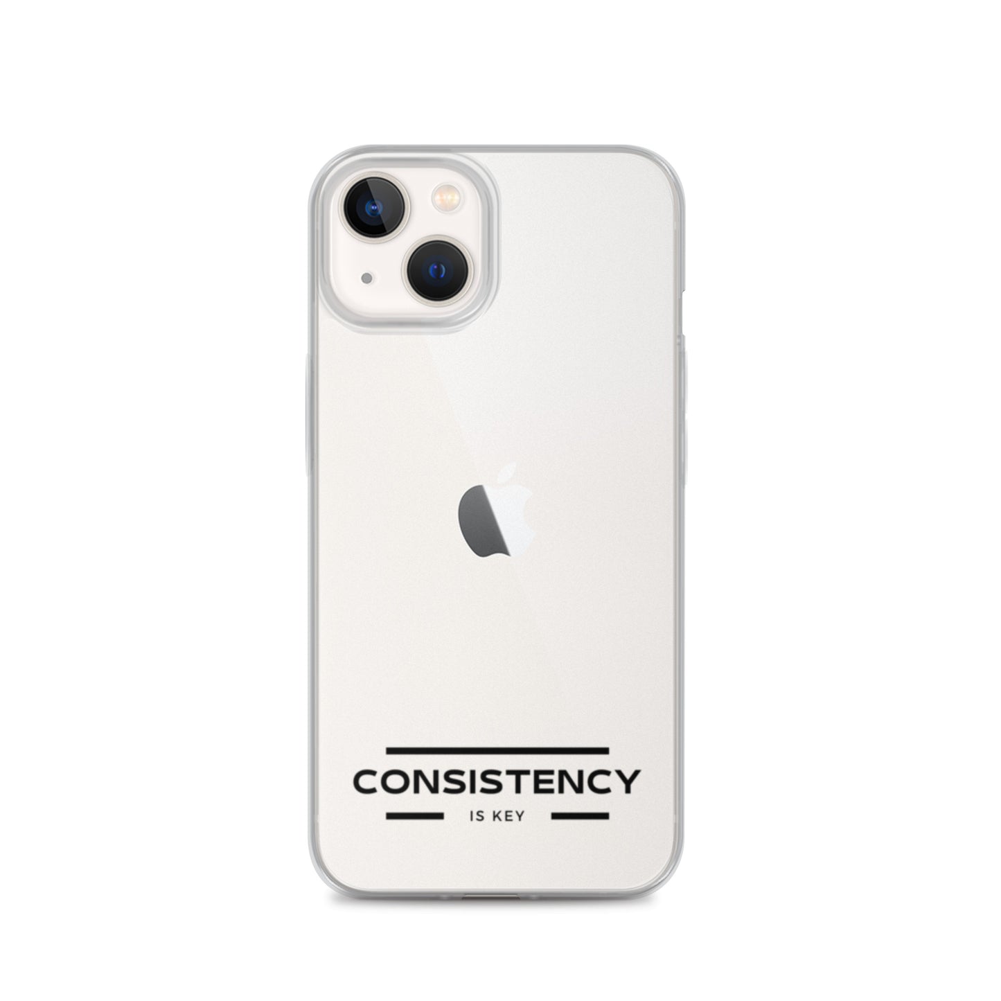 CONSISTENCY IS KEY (I-PHONE CASE, CLEAR) - Motivational Running Club