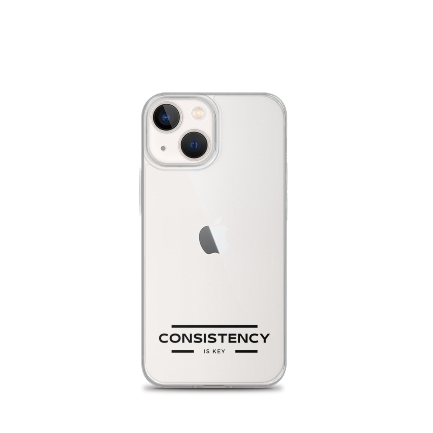 CONSISTENCY IS KEY (I-PHONE CASE, CLEAR) - Motivational Running Club