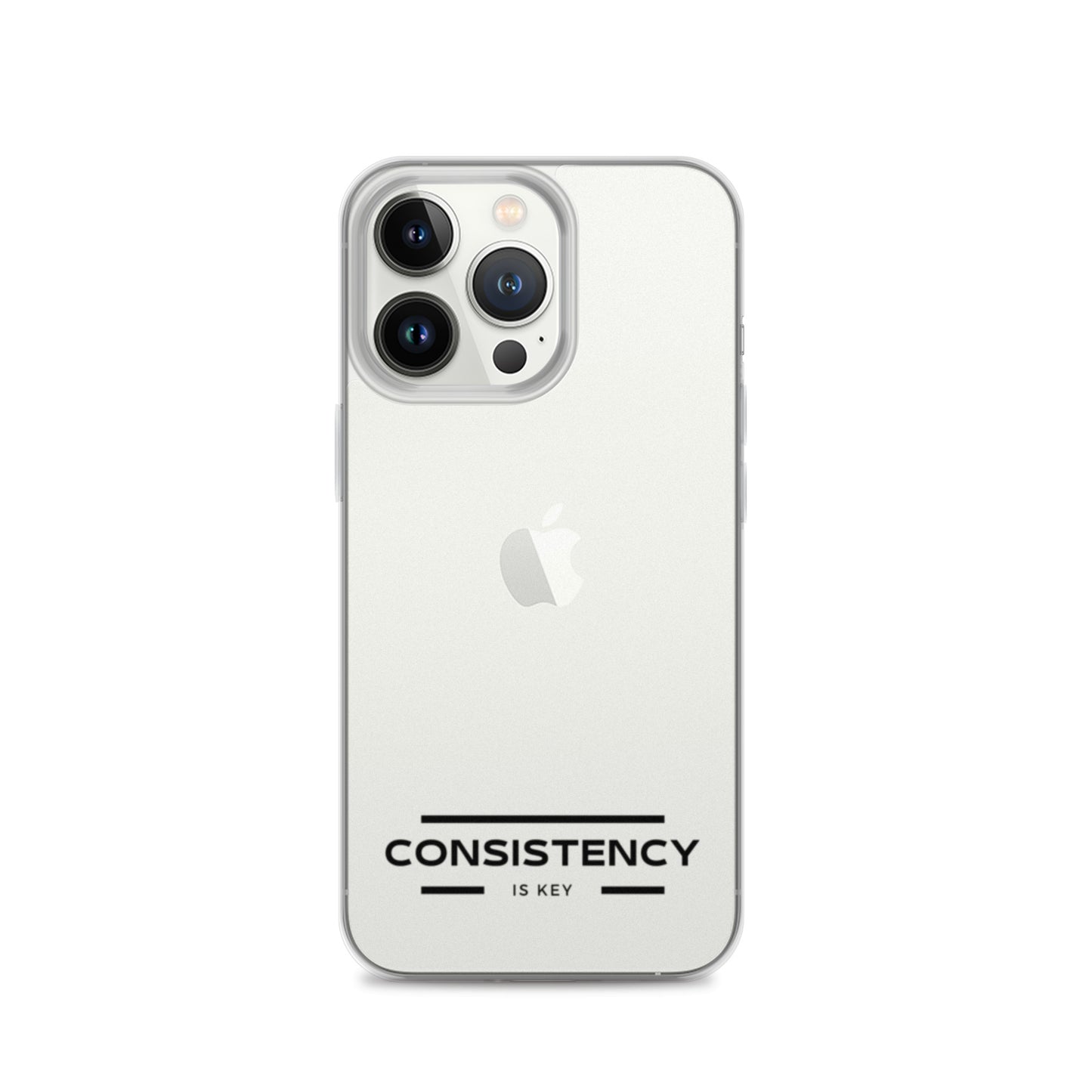 CONSISTENCY IS KEY (I-PHONE CASE, CLEAR) - Motivational Running Club