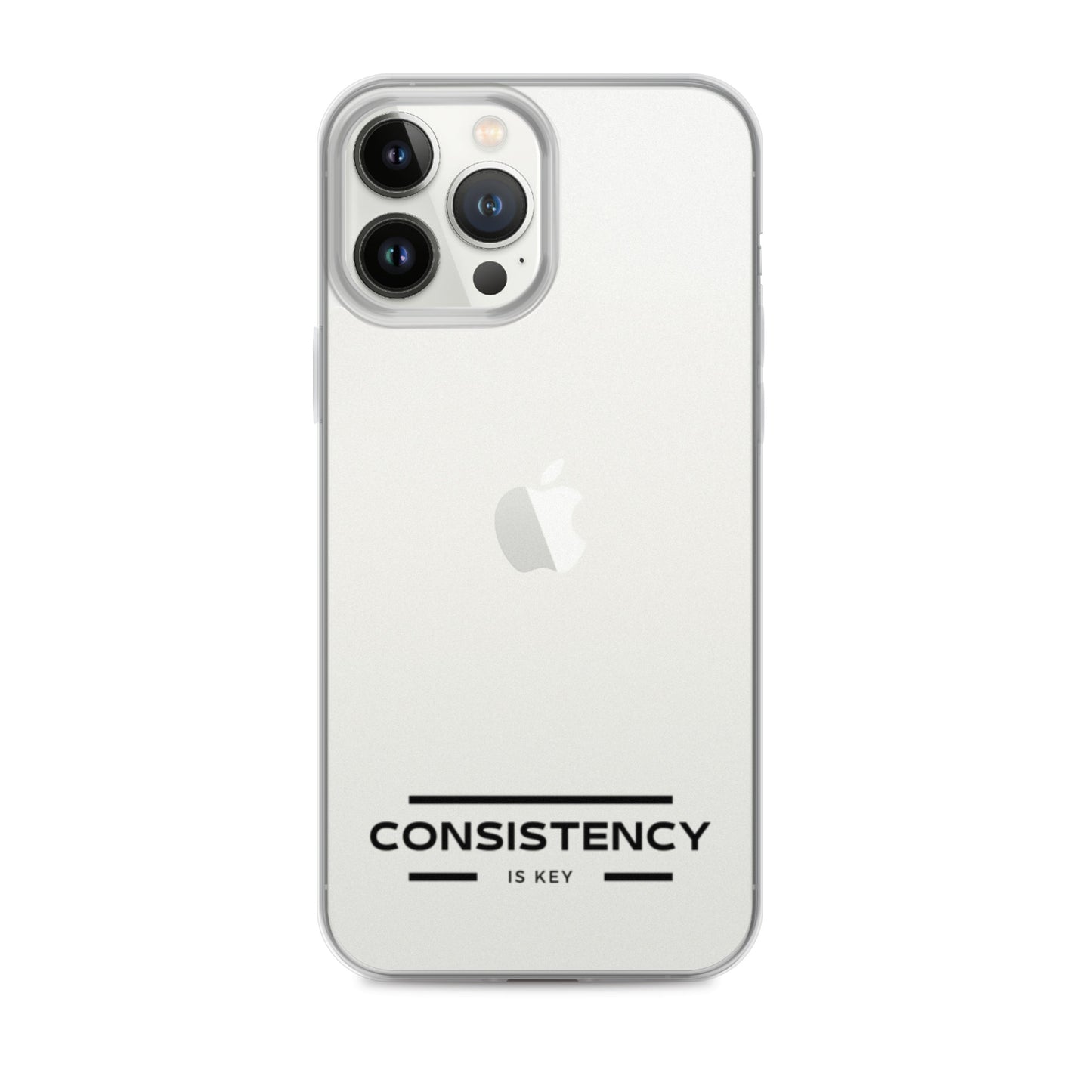 CONSISTENCY IS KEY (I-PHONE CASE, CLEAR) - Motivational Running Club