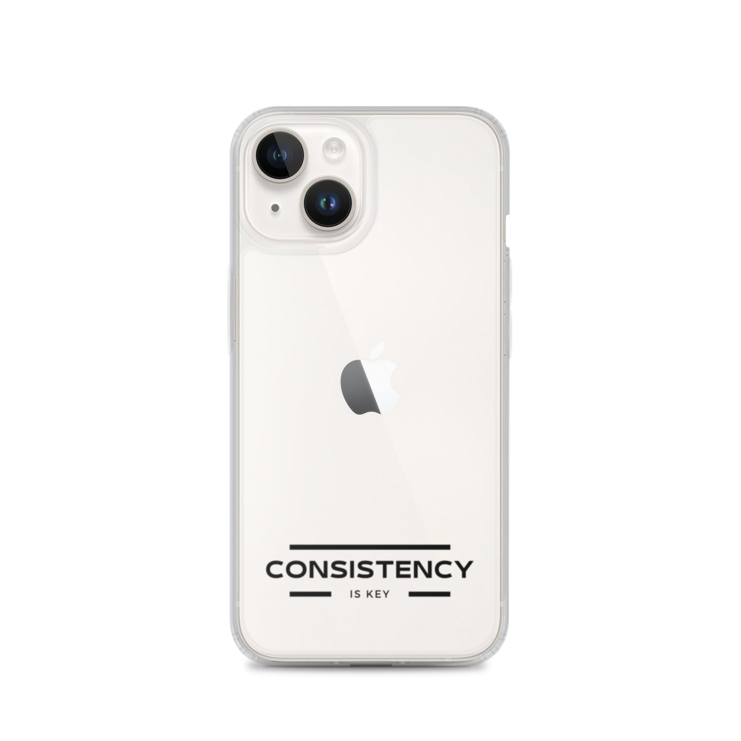 CONSISTENCY IS KEY (I-PHONE CASE, CLEAR) - Motivational Running Club