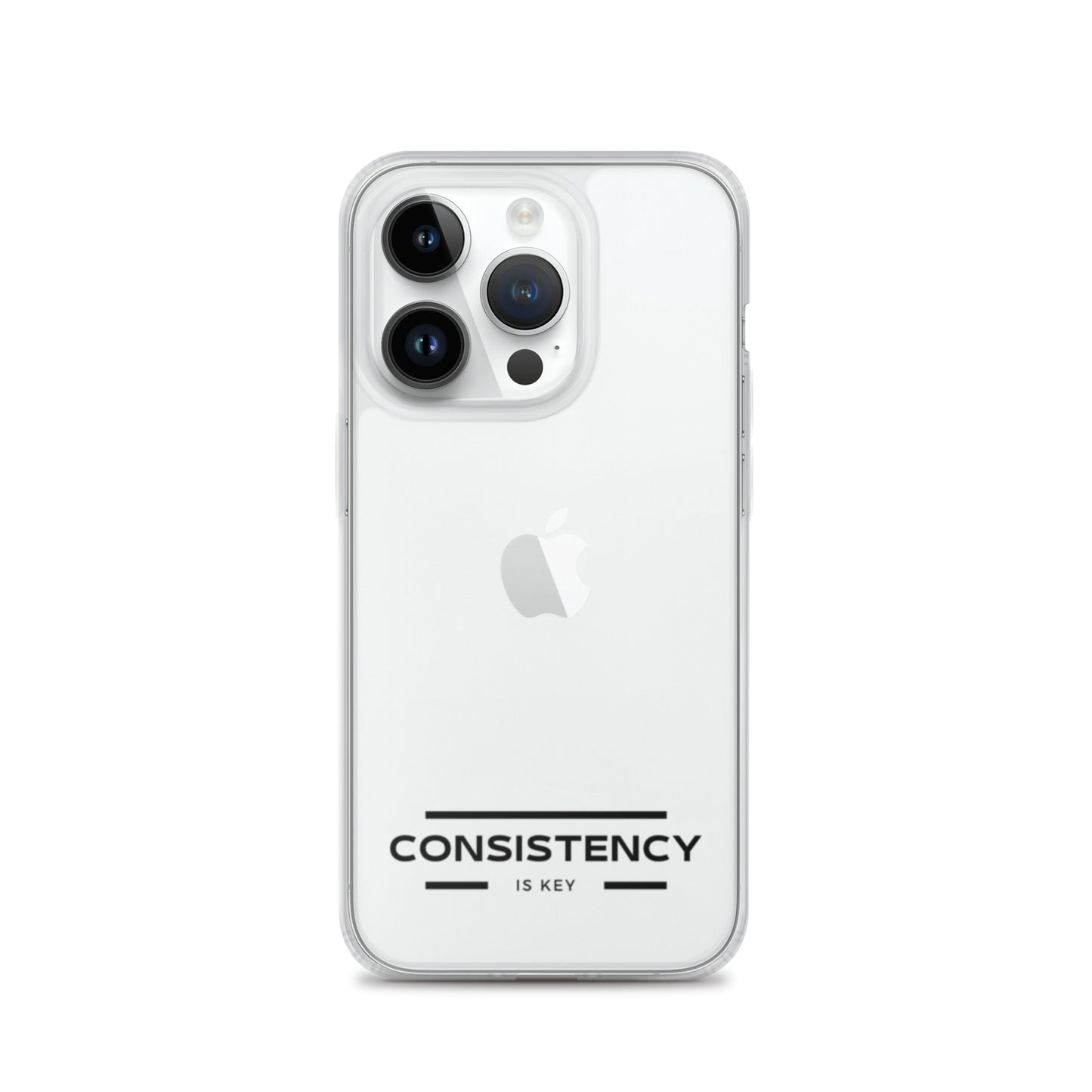 CONSISTENCY IS KEY (I-PHONE CASE, CLEAR) - Motivational Running Club