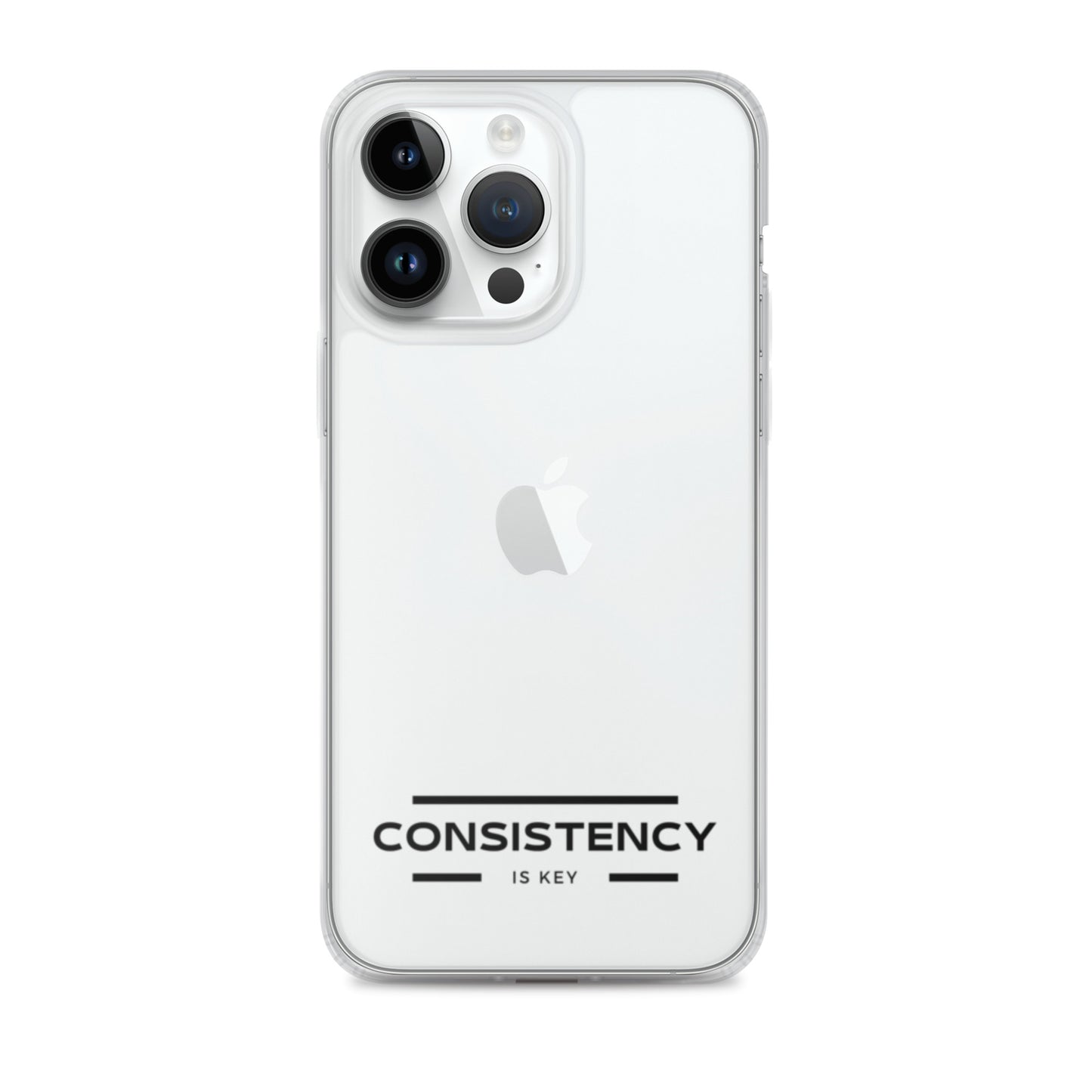 CONSISTENCY IS KEY (I-PHONE CASE, CLEAR) - Motivational Running Club