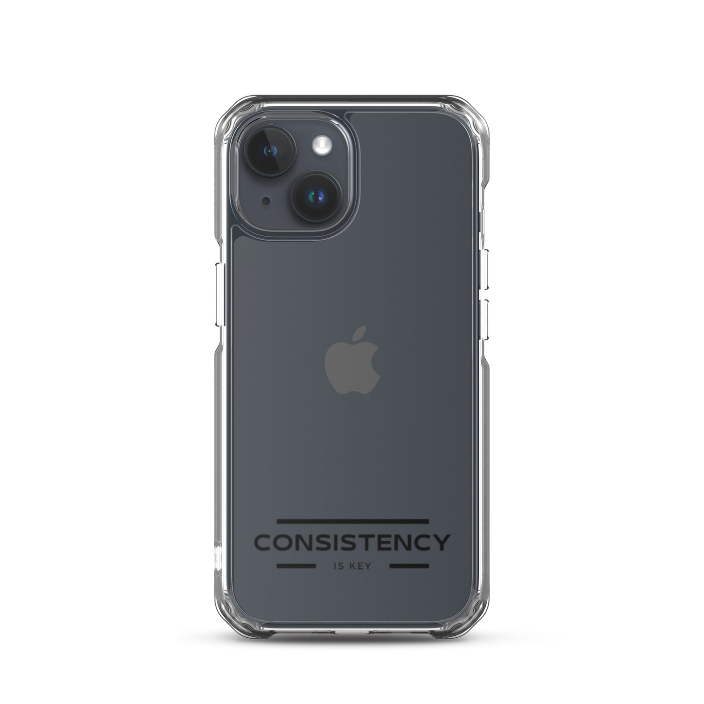 CONSISTENCY IS KEY (I-PHONE CASE, CLEAR) - Motivational Running Club