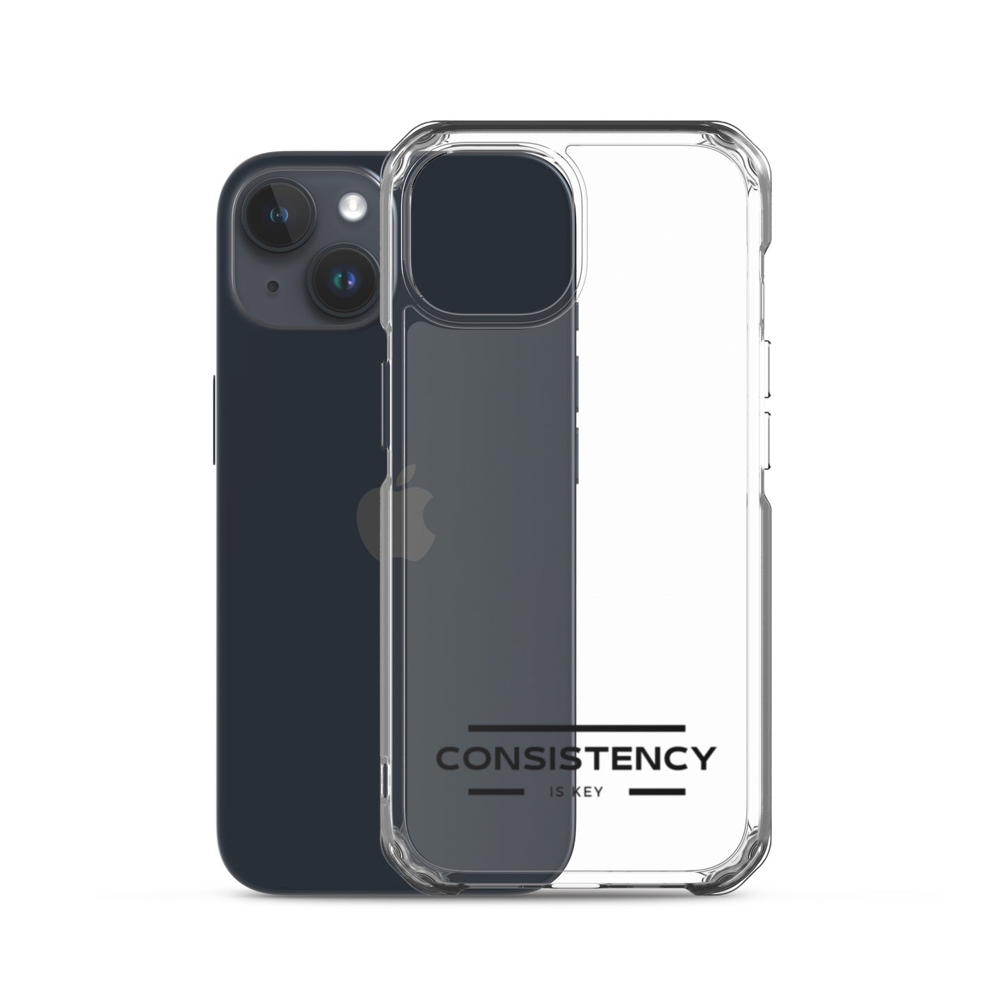 CONSISTENCY IS KEY (I-PHONE CASE, CLEAR) - Motivational Running Club