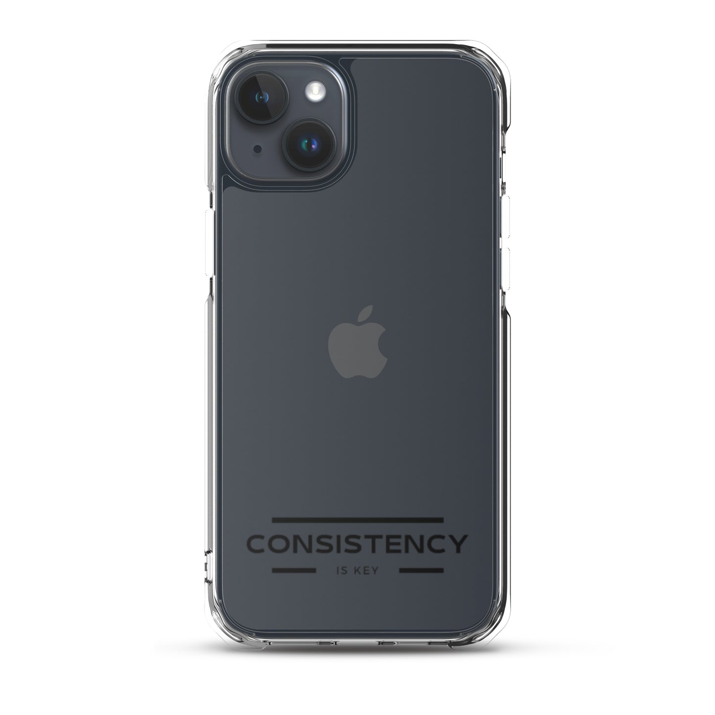 CONSISTENCY IS KEY (I-PHONE CASE, CLEAR) - Motivational Running Club