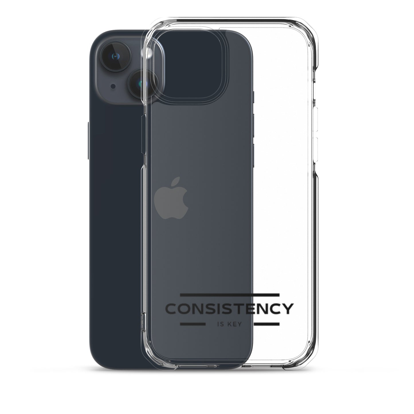 CONSISTENCY IS KEY (I-PHONE CASE, CLEAR) - Motivational Running Club