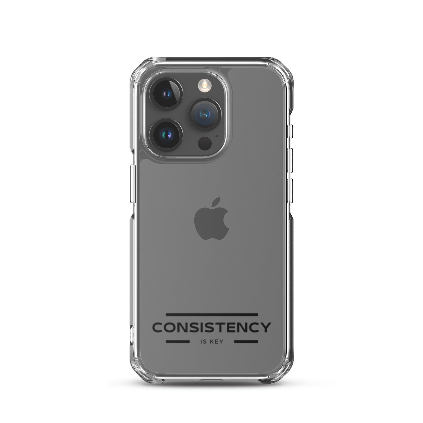 CONSISTENCY IS KEY (I-PHONE CASE, CLEAR) - Motivational Running Club