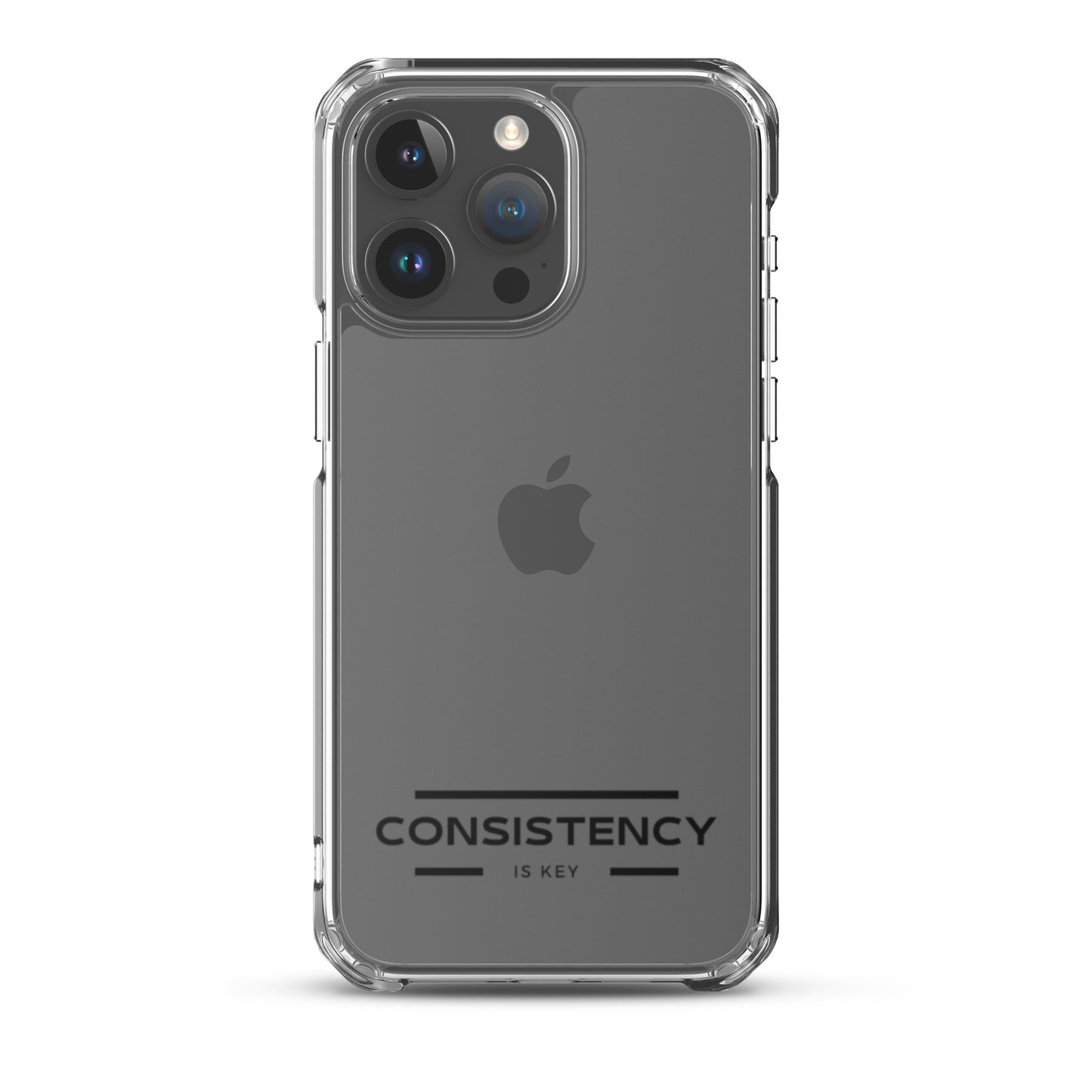 CONSISTENCY IS KEY (I-PHONE CASE, CLEAR) - Motivational Running Club