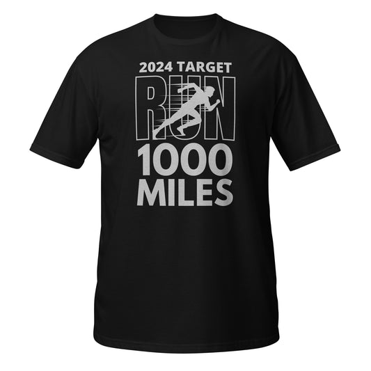 2024 TARGET RUN 1000 MILES T-SHIRT - Motivational Running Club