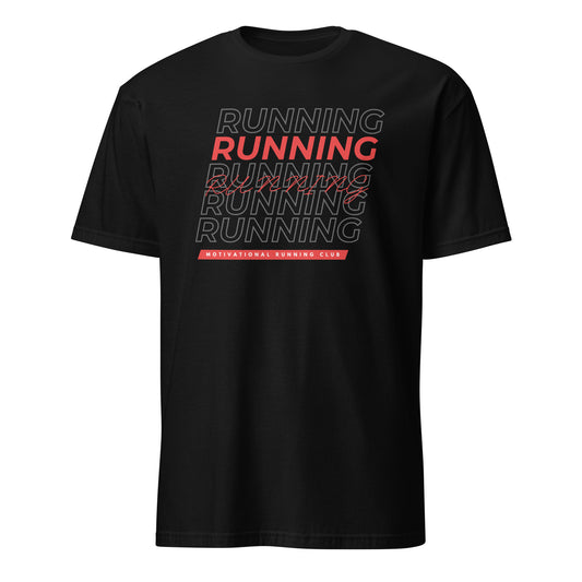 RUNNING T-SHIRT (RED) - Motivational Running Club