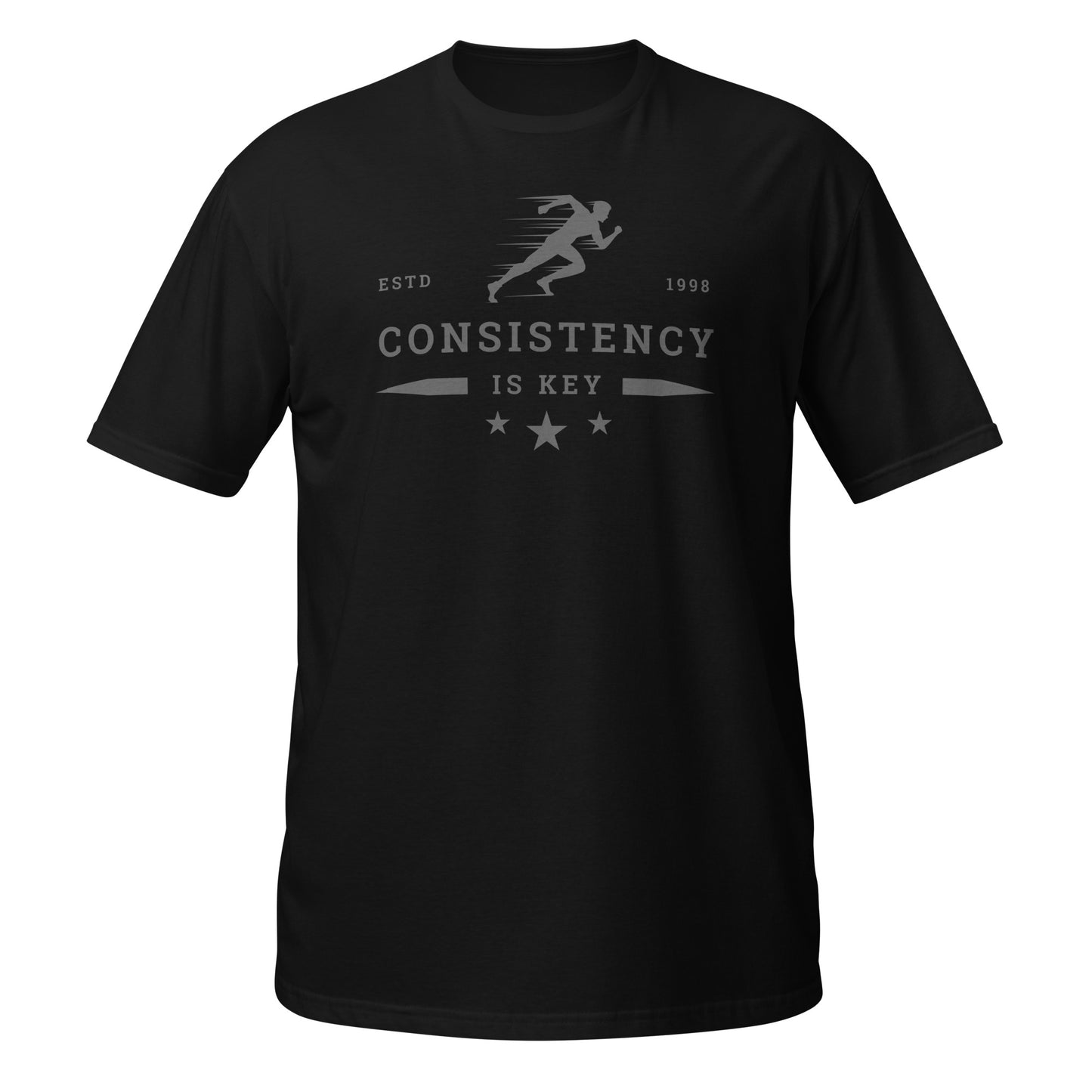 CONSISTENCY IS KEY ATHLETE T-SHIRT - Motivational Running Club