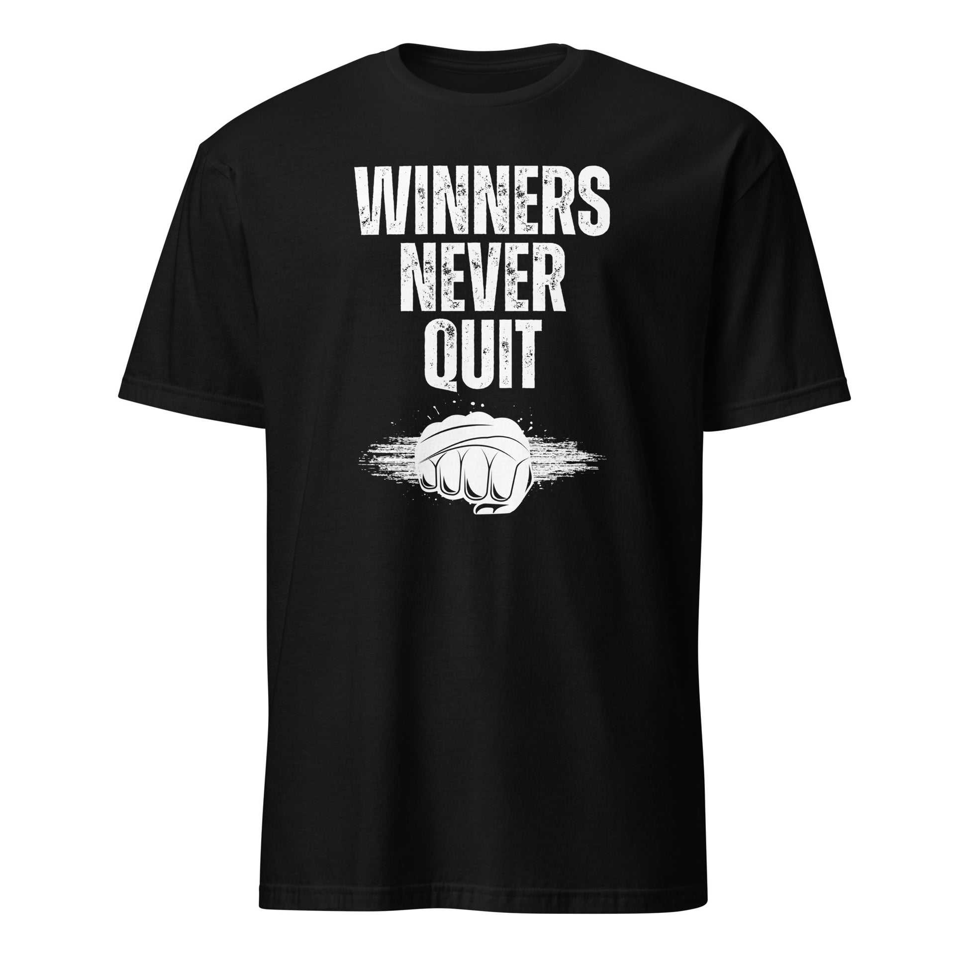 WINNERS NEVER QUIT T-SHIRT - Motivational Running Club