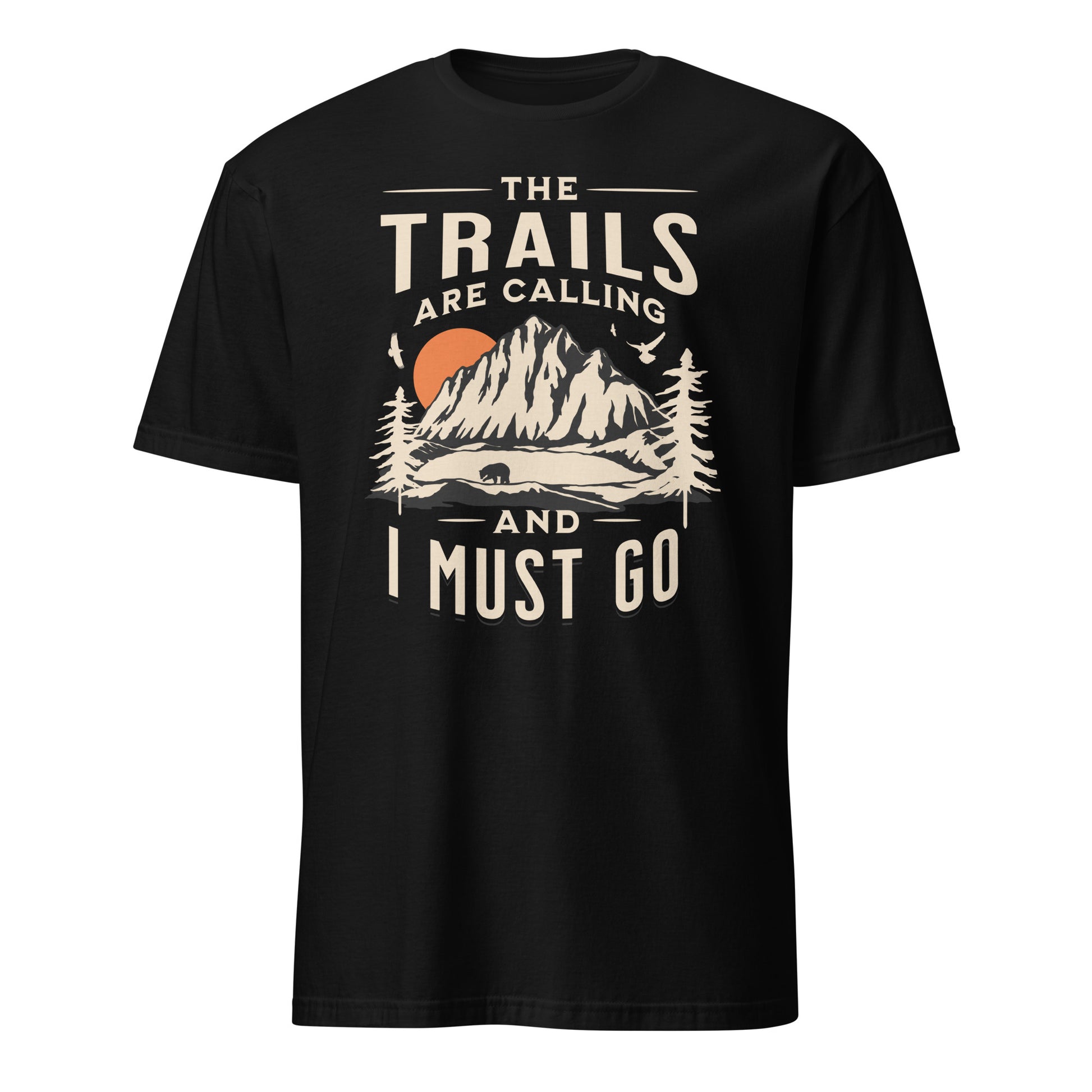 THE TRAILS ARE CALLING T-SHIRT - Motivational Running Club