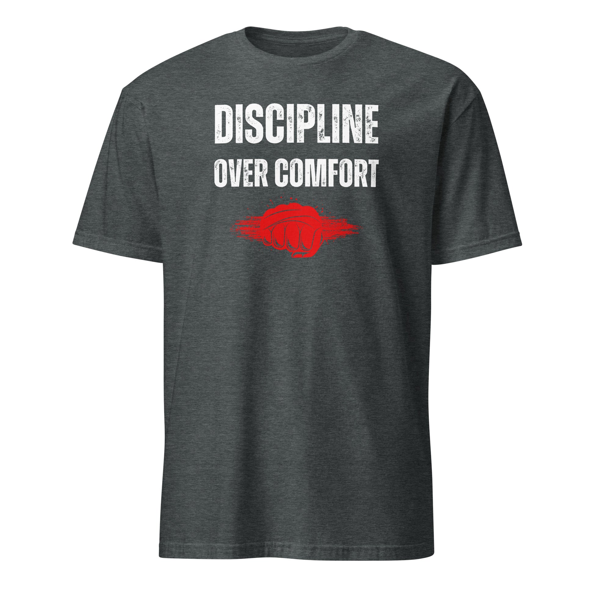 DISCIPLINE OVER COMFORT T-SHIRT - Motivational Running Club