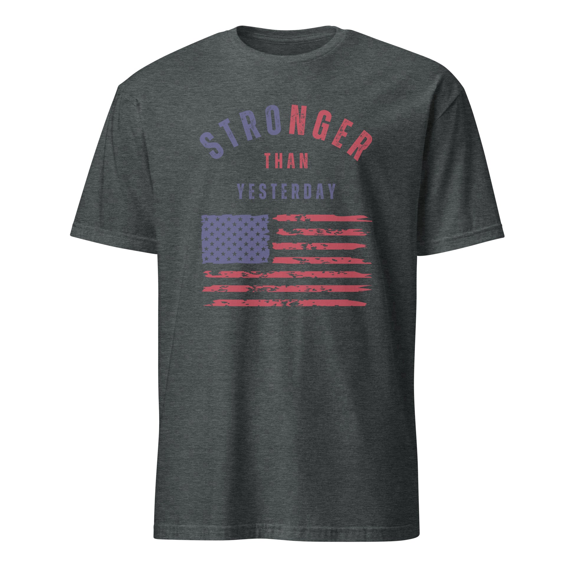 STRONGER THAN YESTERDAY T-SHIRT - Motivational Running Club