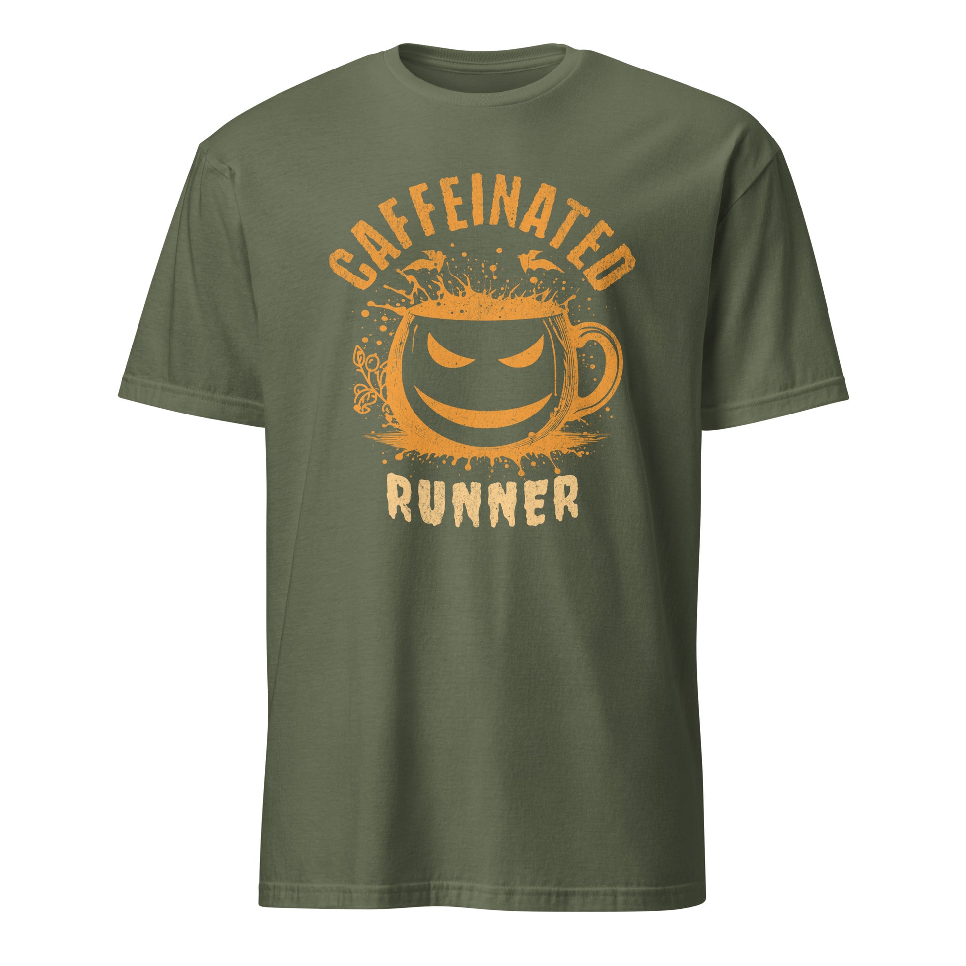 CAFFEINATED RUNNER HALLOWEEN T-SHIRT - Motivational Running Club