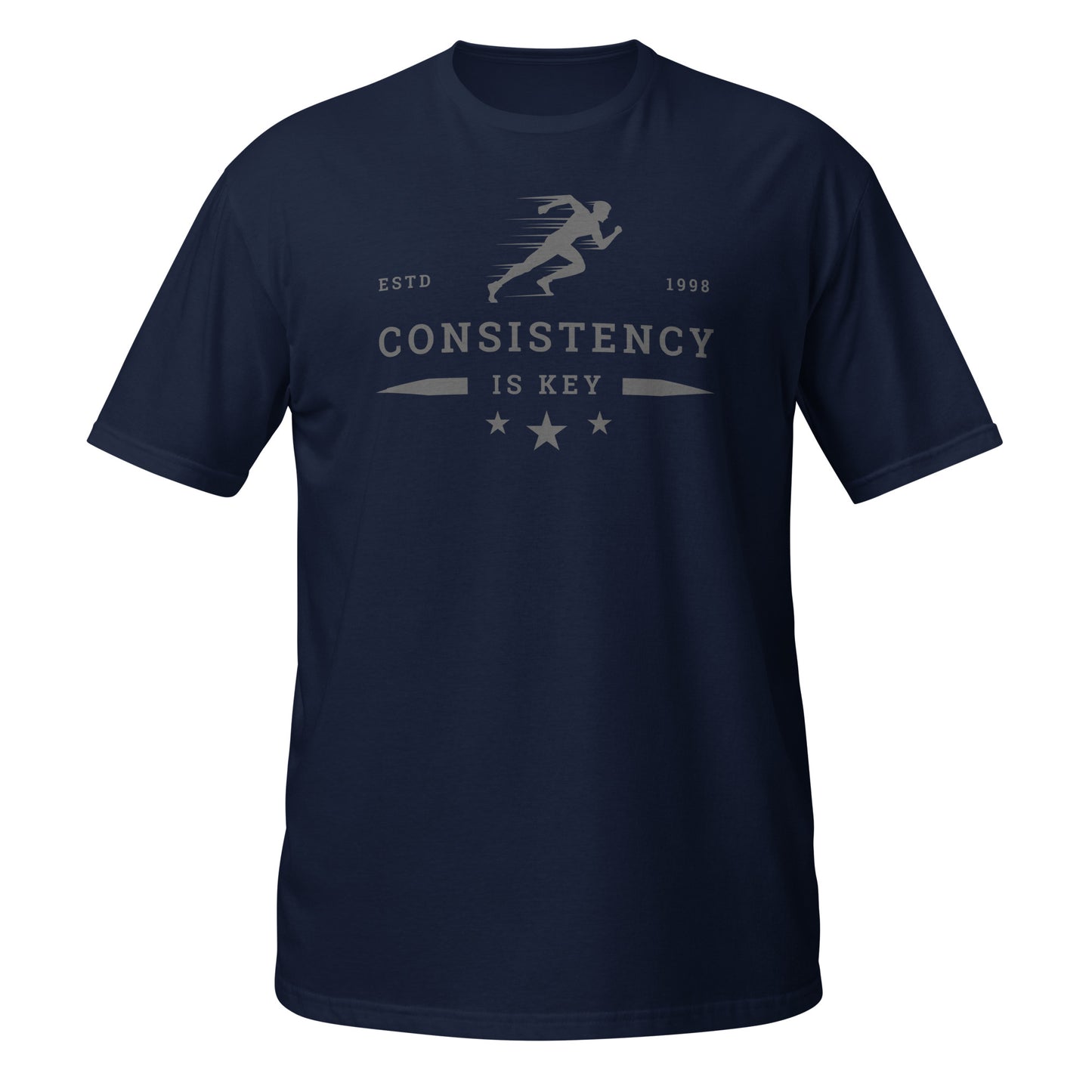 CONSISTENCY IS KEY ATHLETE T-SHIRT - Motivational Running Club