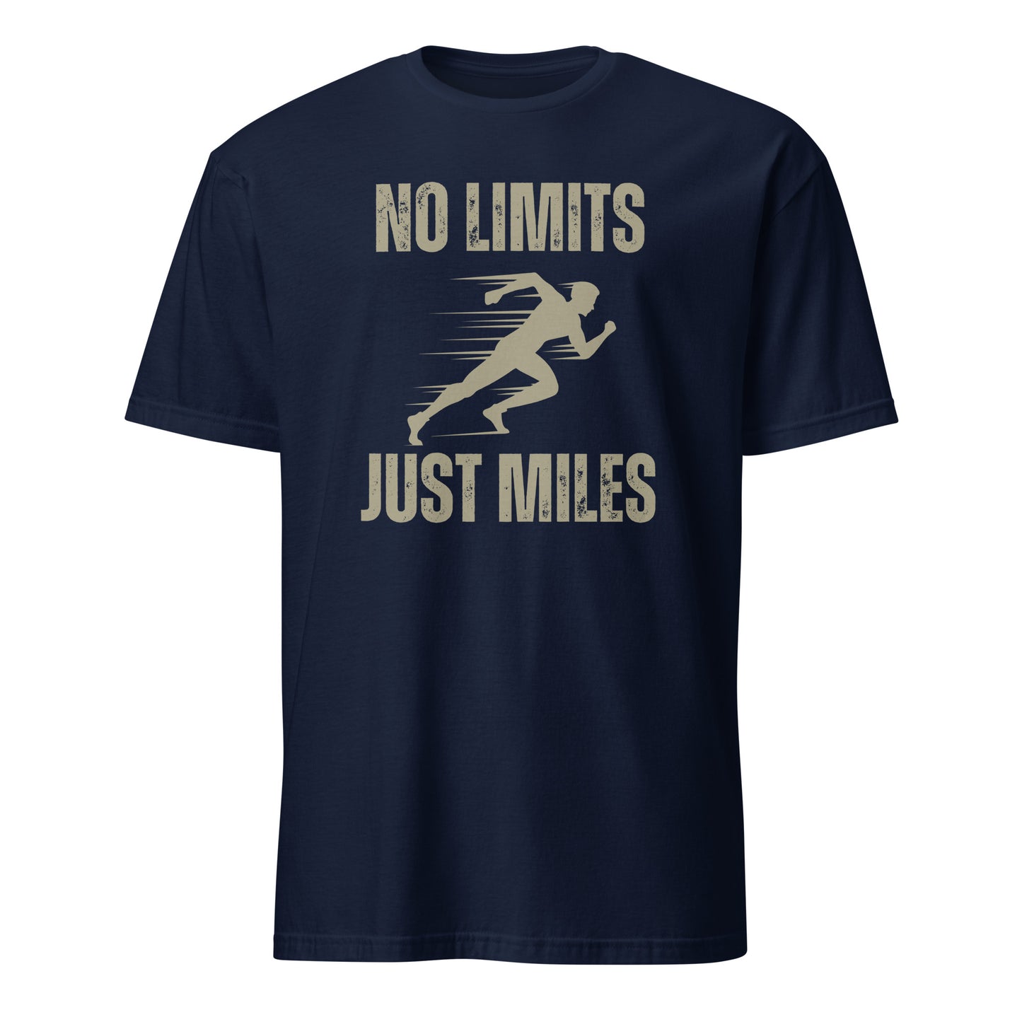 NO LIMITS, JUST MILES T-SHIRT - Motivational Running Club