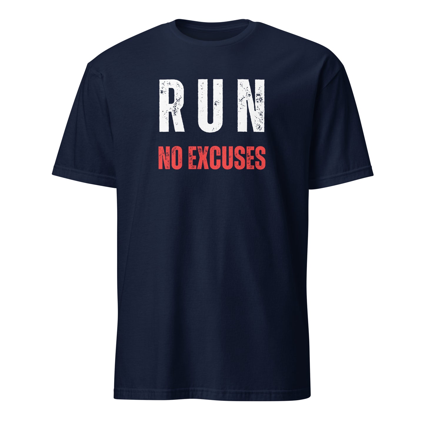 RUN NO EXCUSES T-SHIRT (DARK EDITION) - Motivational Running Club