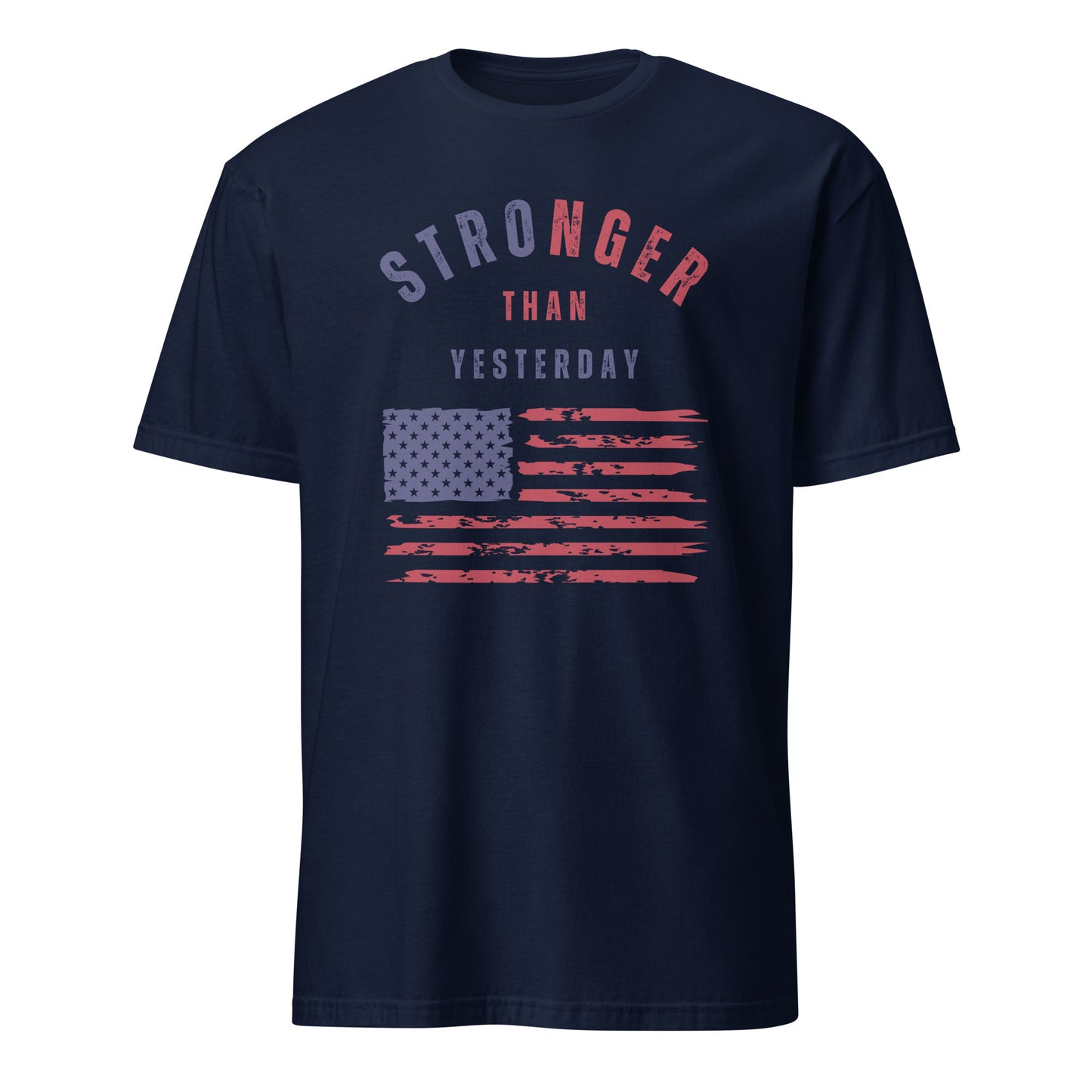 STRONGER THAN YESTERDAY T-SHIRT - Motivational Running Club