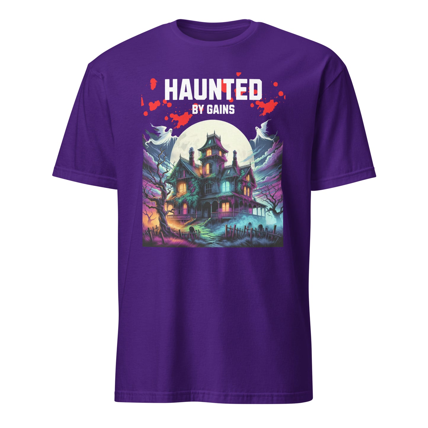 HAUNTED BY GAINS T-SHIRT - Motivational Running Club