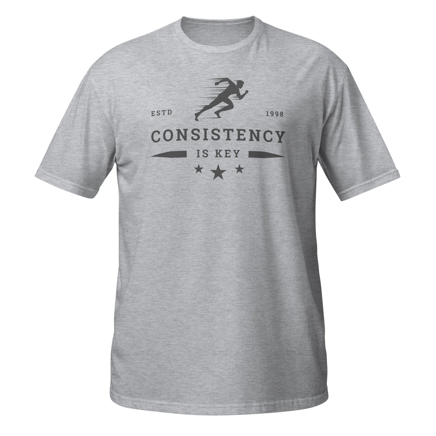 CONSISTENCY IS KEY ATHLETE T-SHIRT - Motivational Running Club