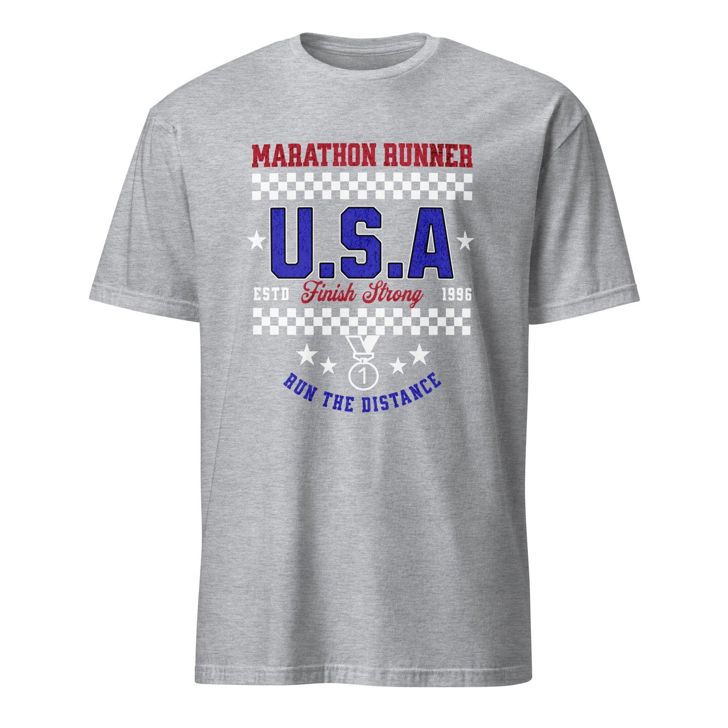 MARATHON RUNNER (USA) T-Shirt - Motivational Running Club