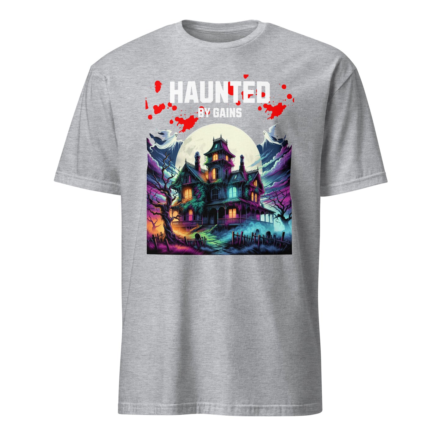 HAUNTED BY GAINS T-SHIRT - Motivational Running Club