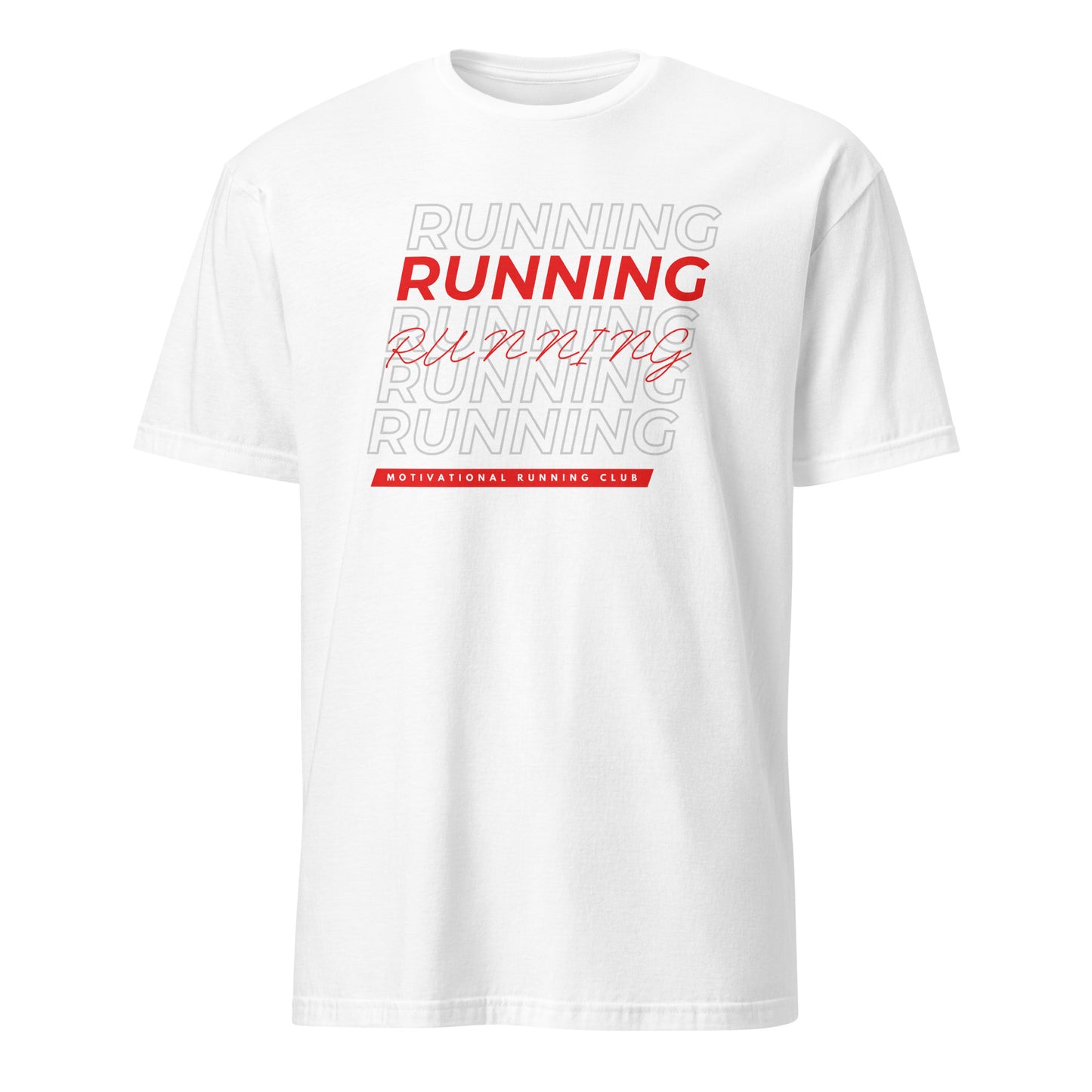 RUNNING T-SHIRT (RED) - Motivational Running Club