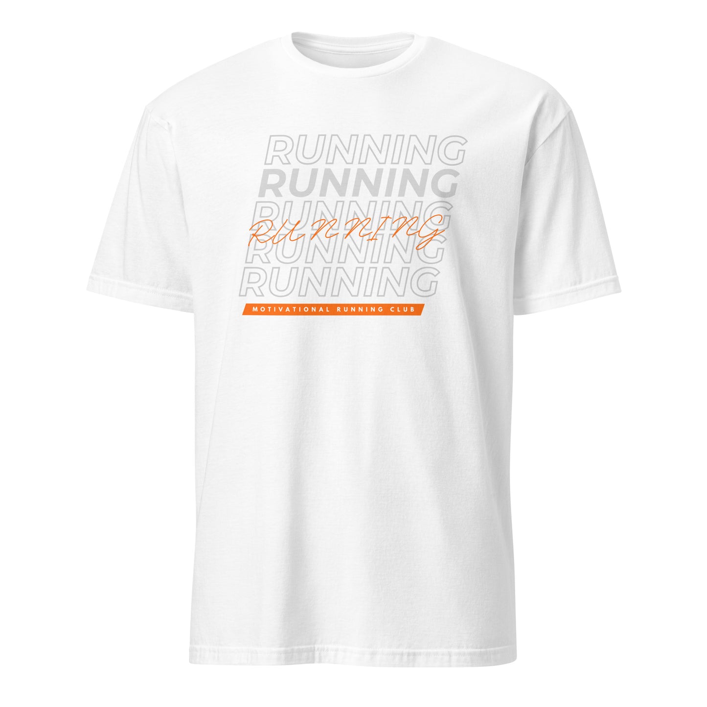 RUNNING T-SHIRT (ORANGE) - Motivational Running Club