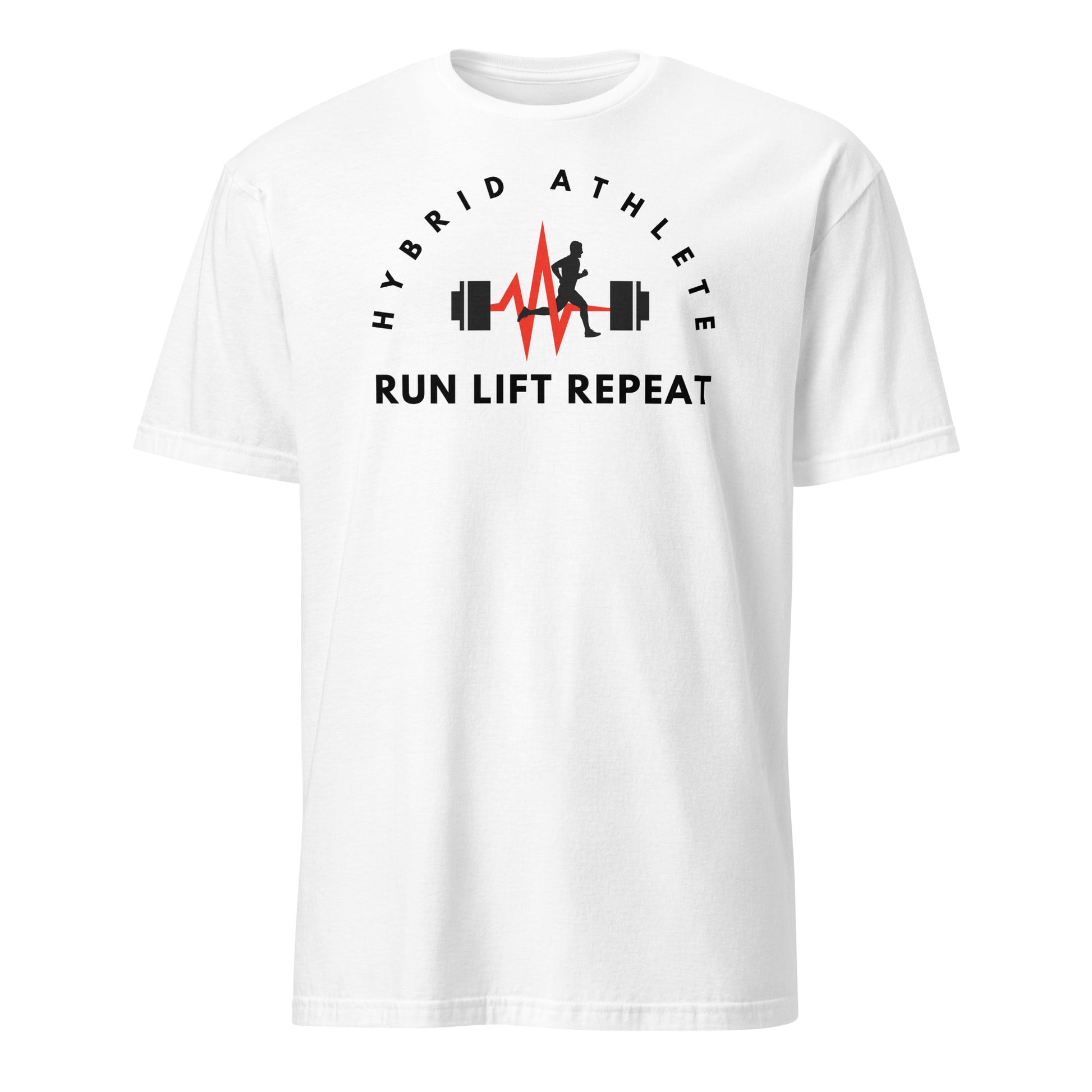 HYBRID ATHLETE T-SHIRT WHITE - Motivational Running Club