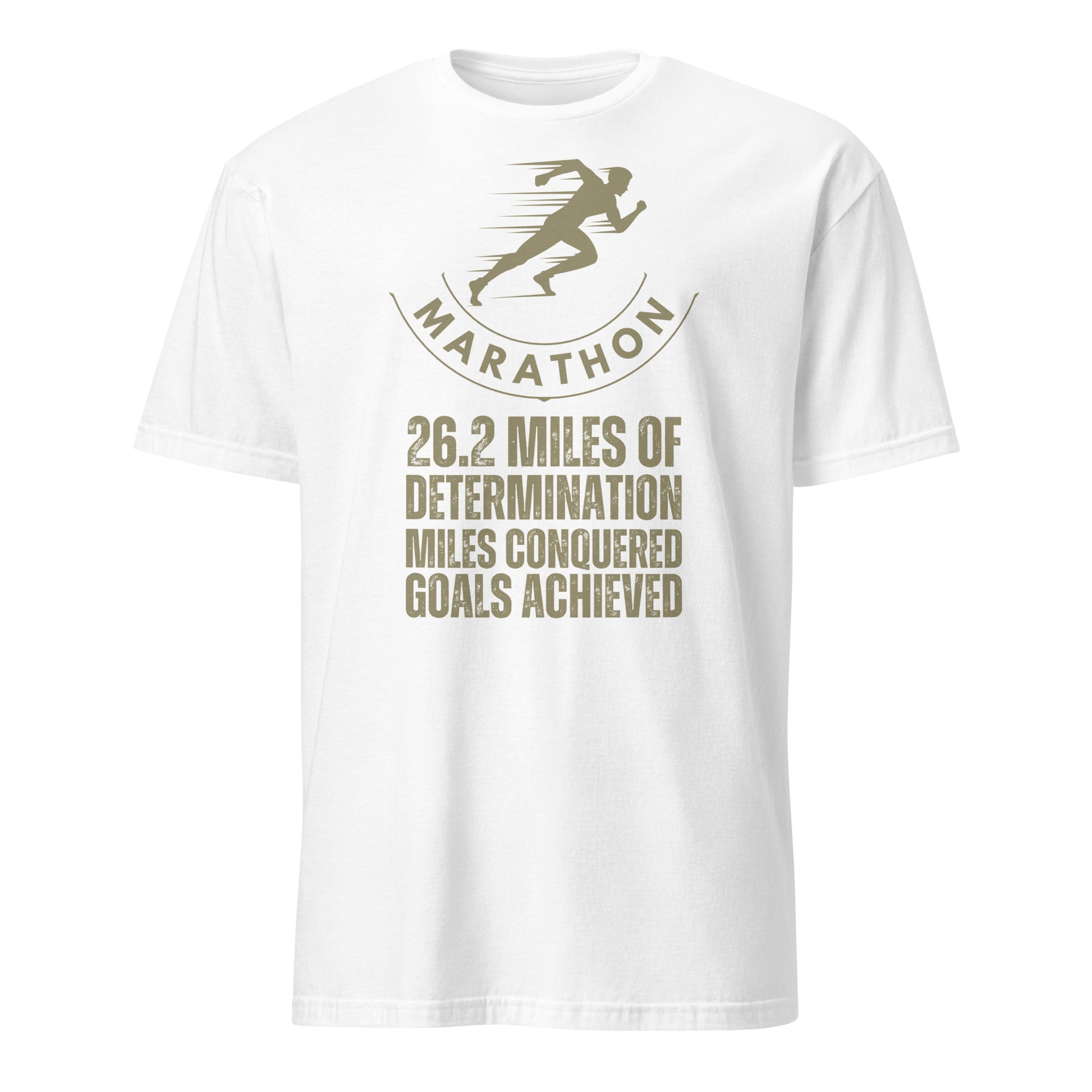 26.2 MILES OF DETERMINATION T-SHIRT - Motivational Running Club