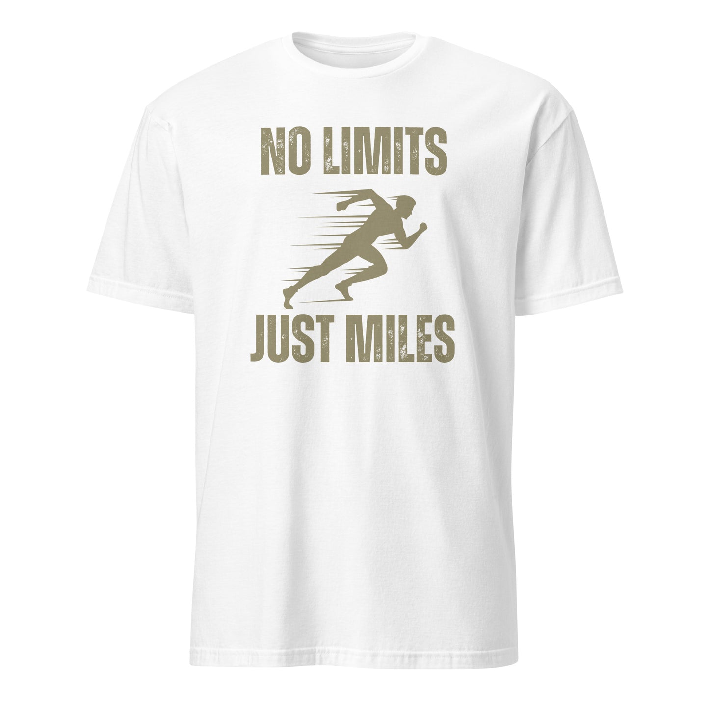 NO LIMITS, JUST MILES T-SHIRT - Motivational Running Club