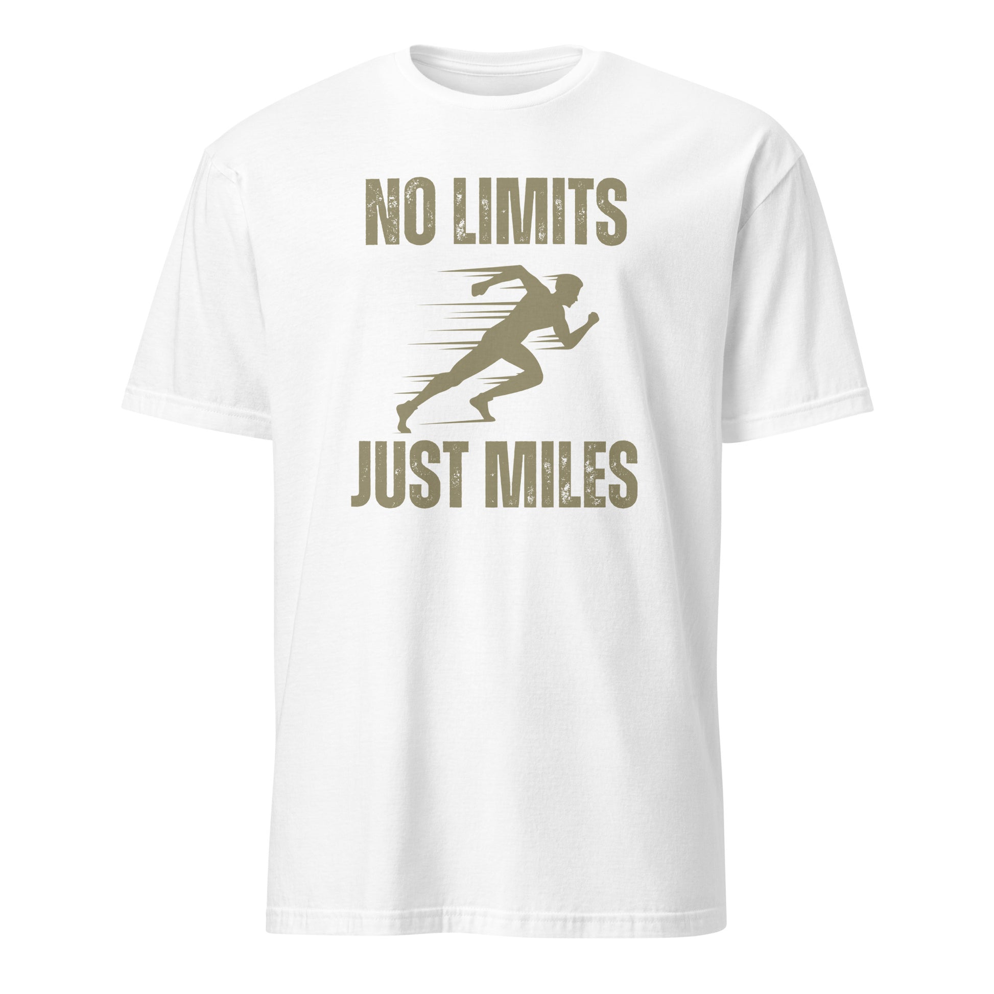 NO LIMITS, JUST MILES T-SHIRT - Motivational Running Club