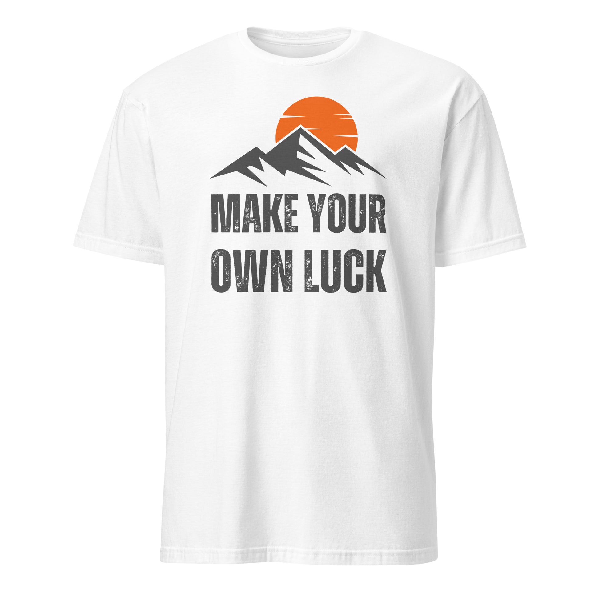 MAKE YOUR OWN LUCK T-SHIRT - Motivational Running Club