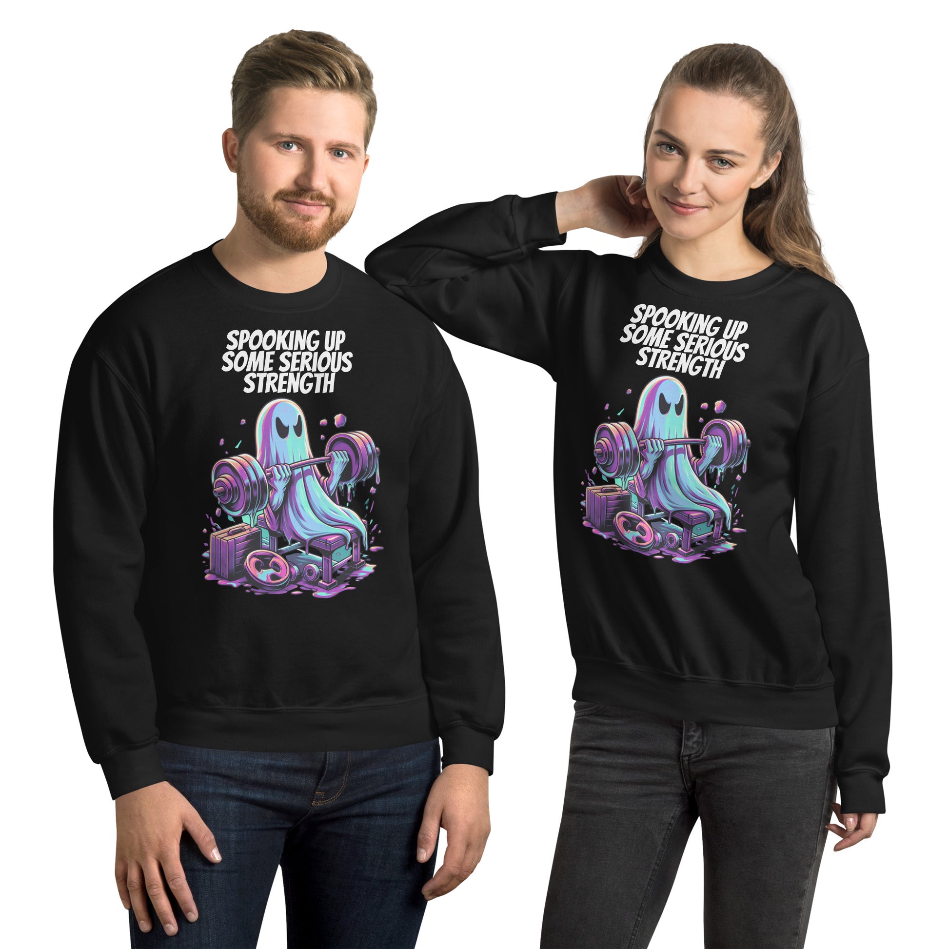 SPOOKING STRENGTH - SWEATSHIRT - Motivational Running Club