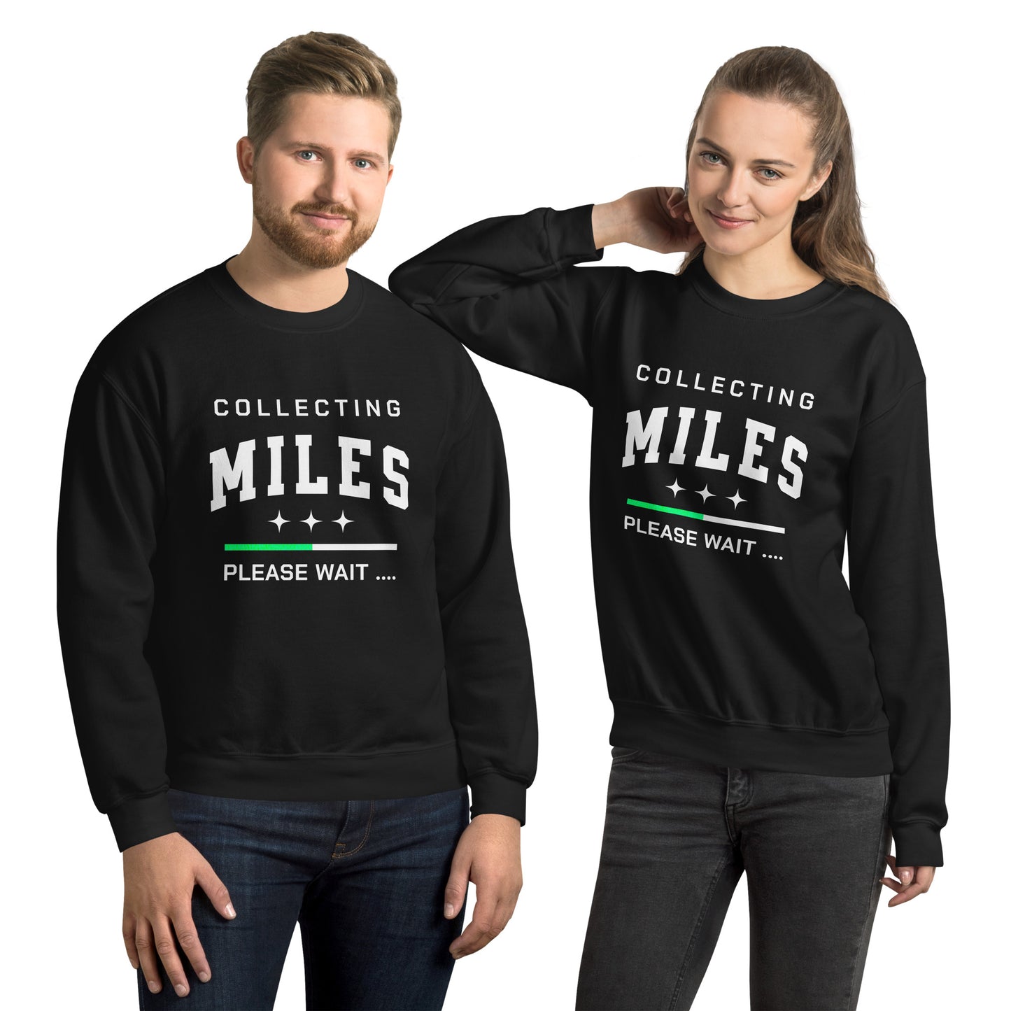 COLLECTING MILES - SWEATSHIRT - Motivational Running Club