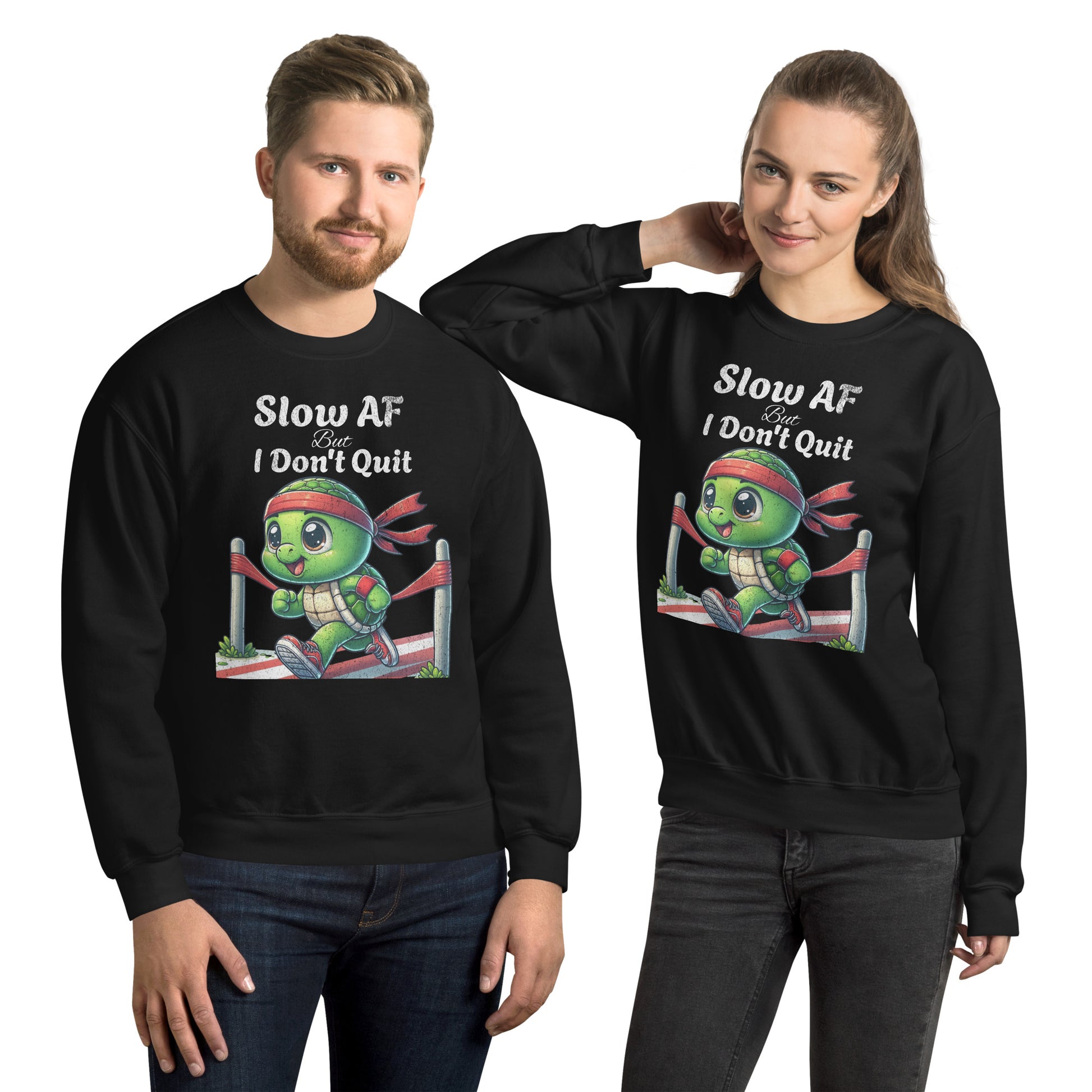 SLOW AF SWEATSHIRT - Motivational Running Club