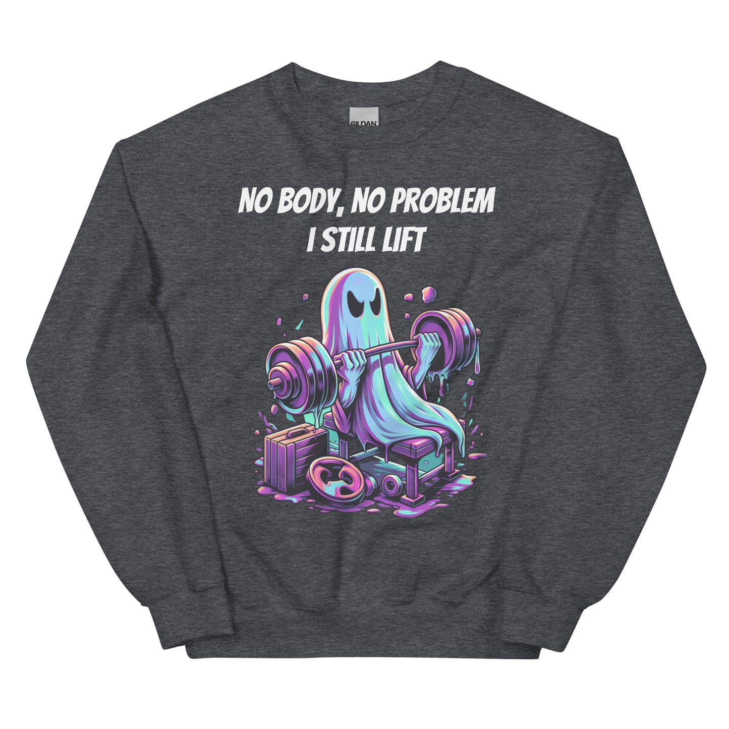 NO BODY, NO PROBLEM - SWEATSHIRT - Motivational Running Club