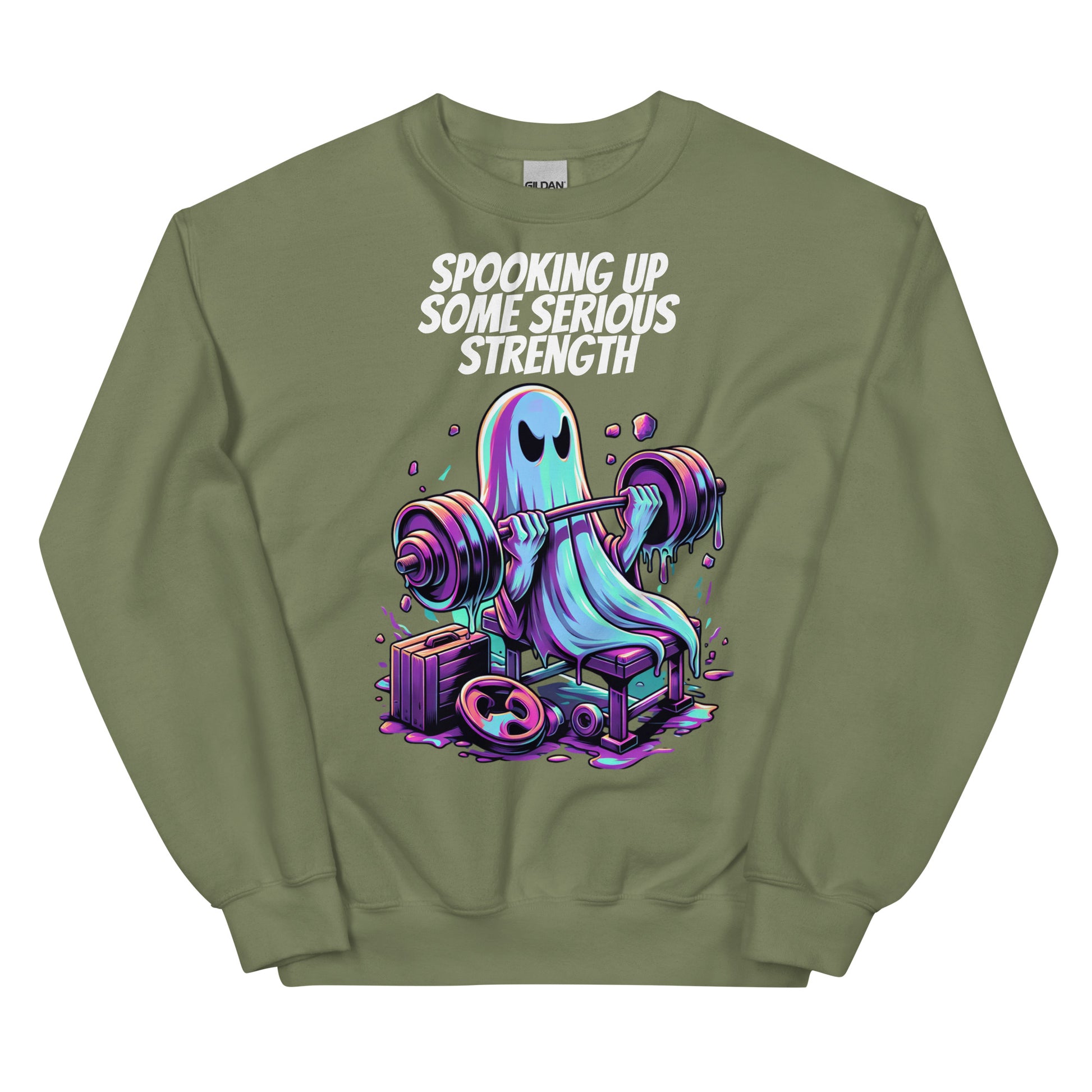 SPOOKING STRENGTH - SWEATSHIRT - Motivational Running Club