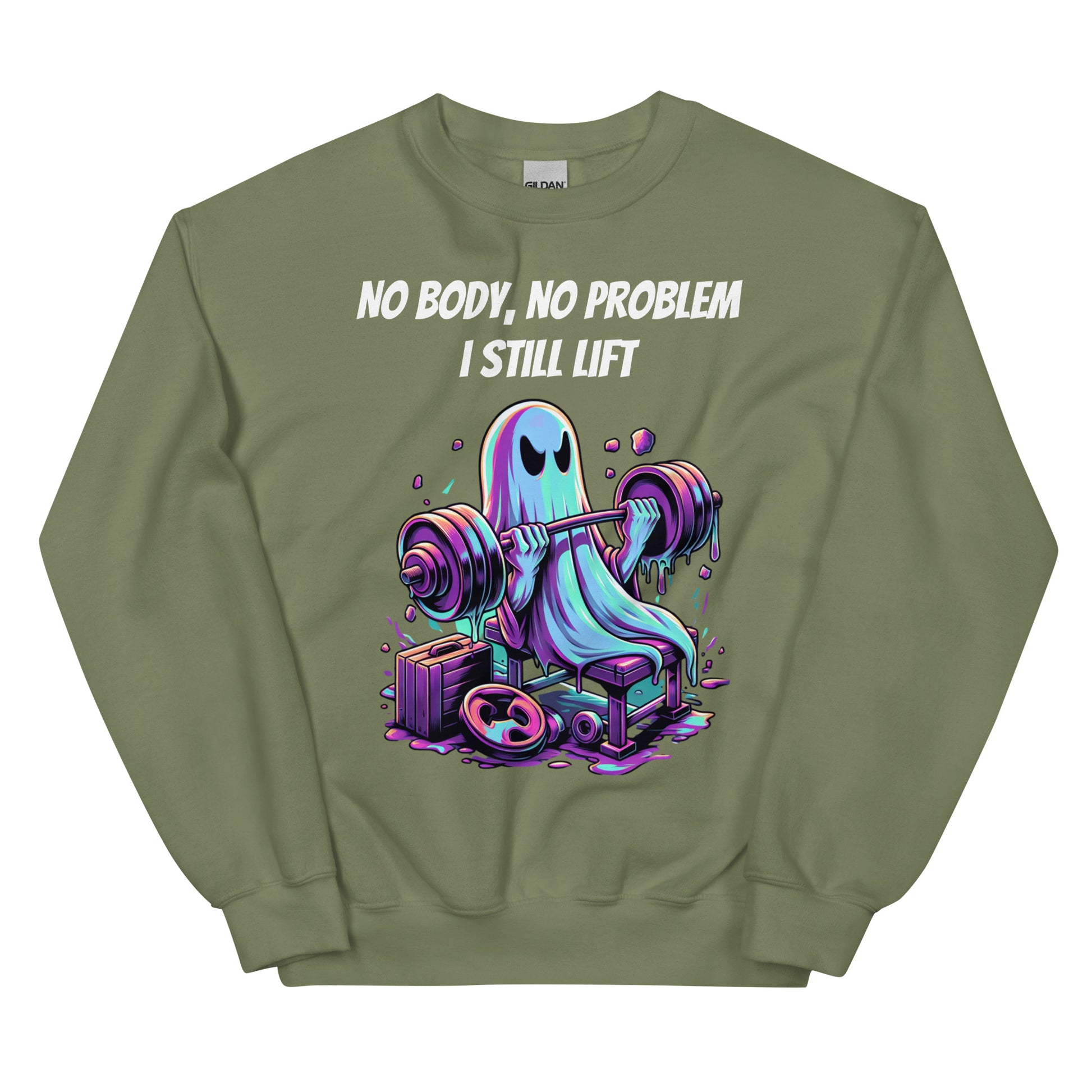 NO BODY, NO PROBLEM - SWEATSHIRT - Motivational Running Club